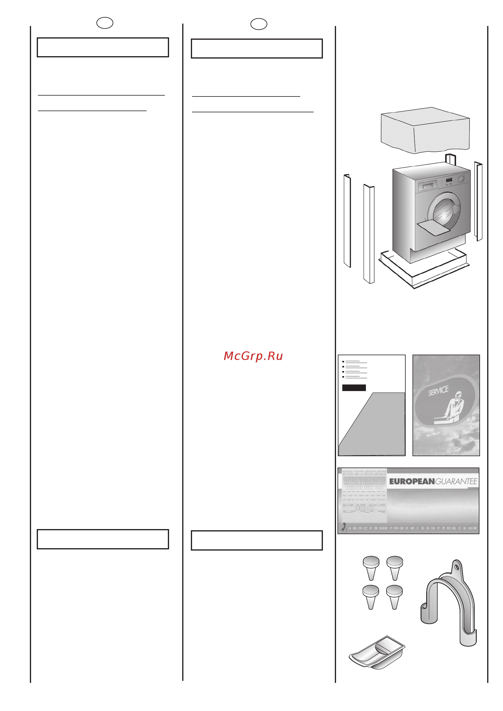 Candy CWB 1062DN1-S [6/88] Allgemeine hinweise zur lieferung
