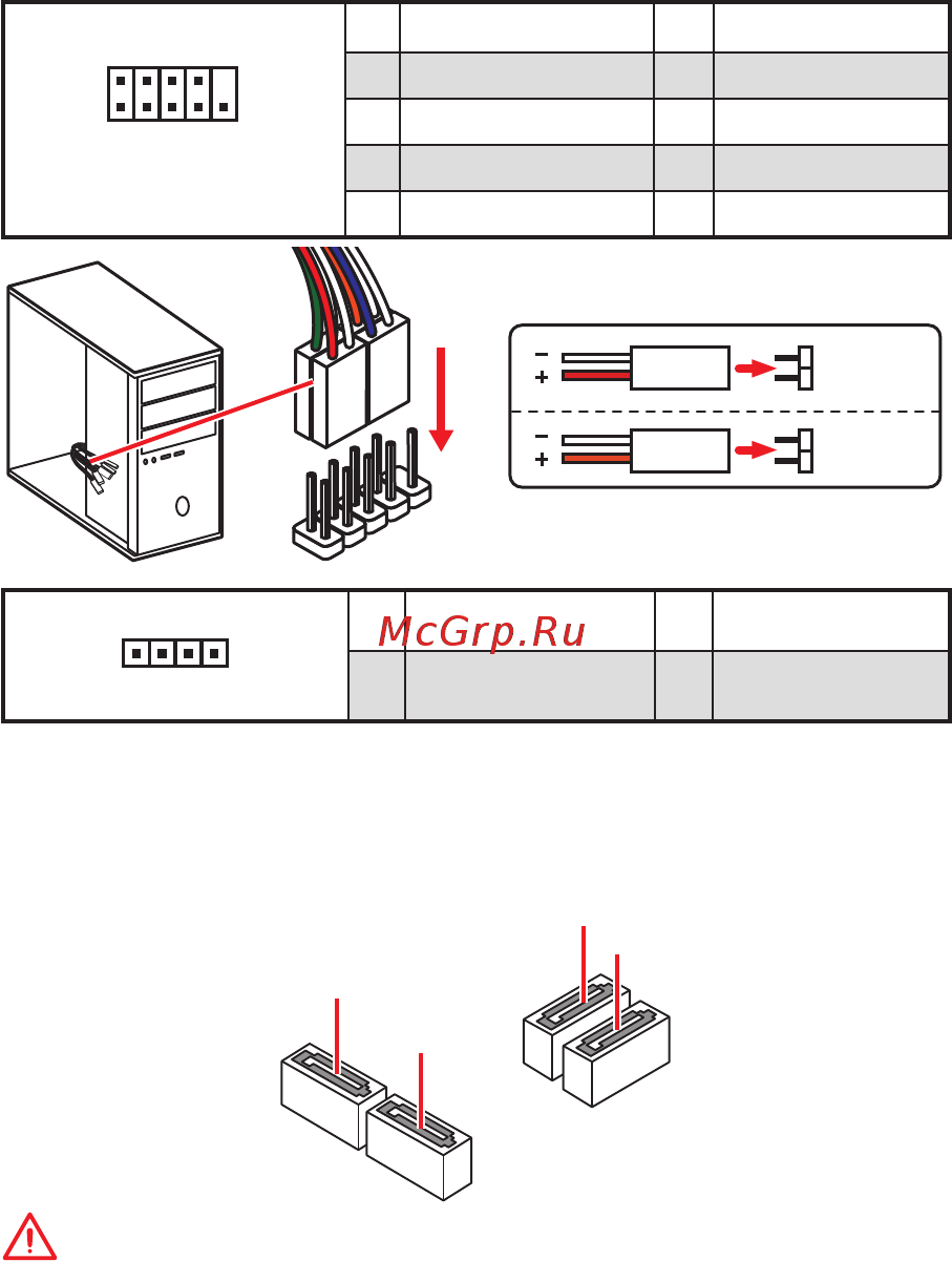 MSI H310M GAMING ARCTIC [10/166] Jfp1 jfp2 front panel connectors