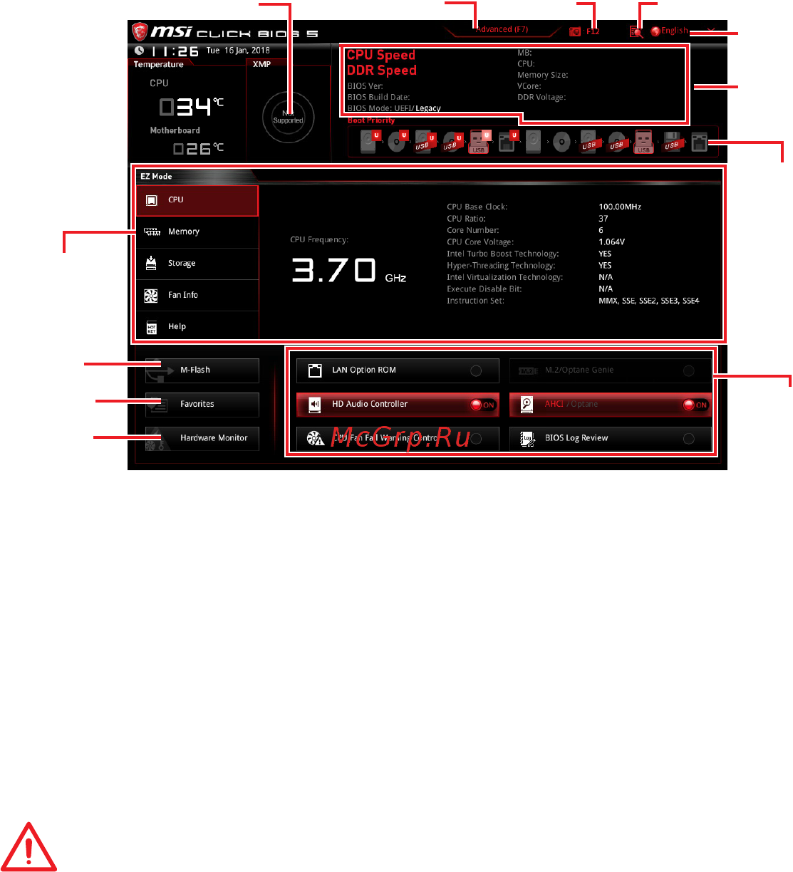 MSI B360 GAMING ARCTIC [37/160] Important