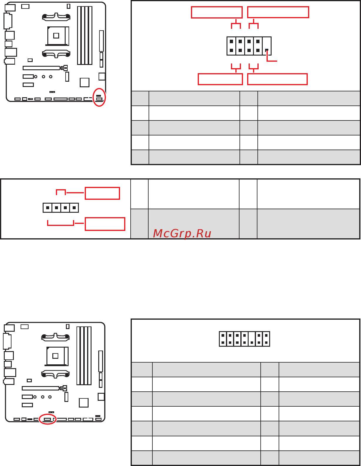 MSI B450M BAZOOKA [57/140] Jfp1 jfp2 frontpanel anschlüsse