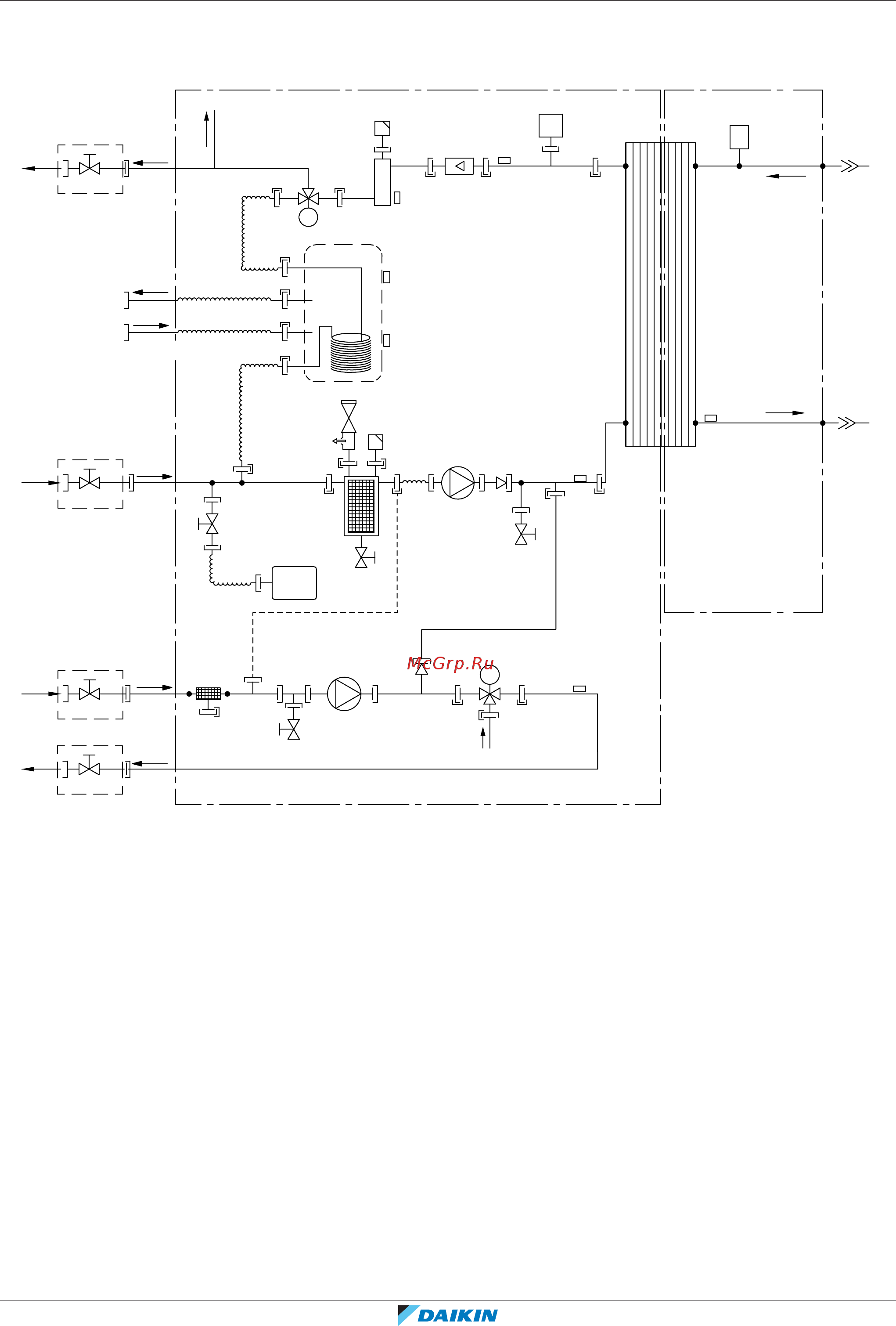 Daikin EHVZ08S18DA9W7 [214/240] Схема трубопроводов внутренний блок