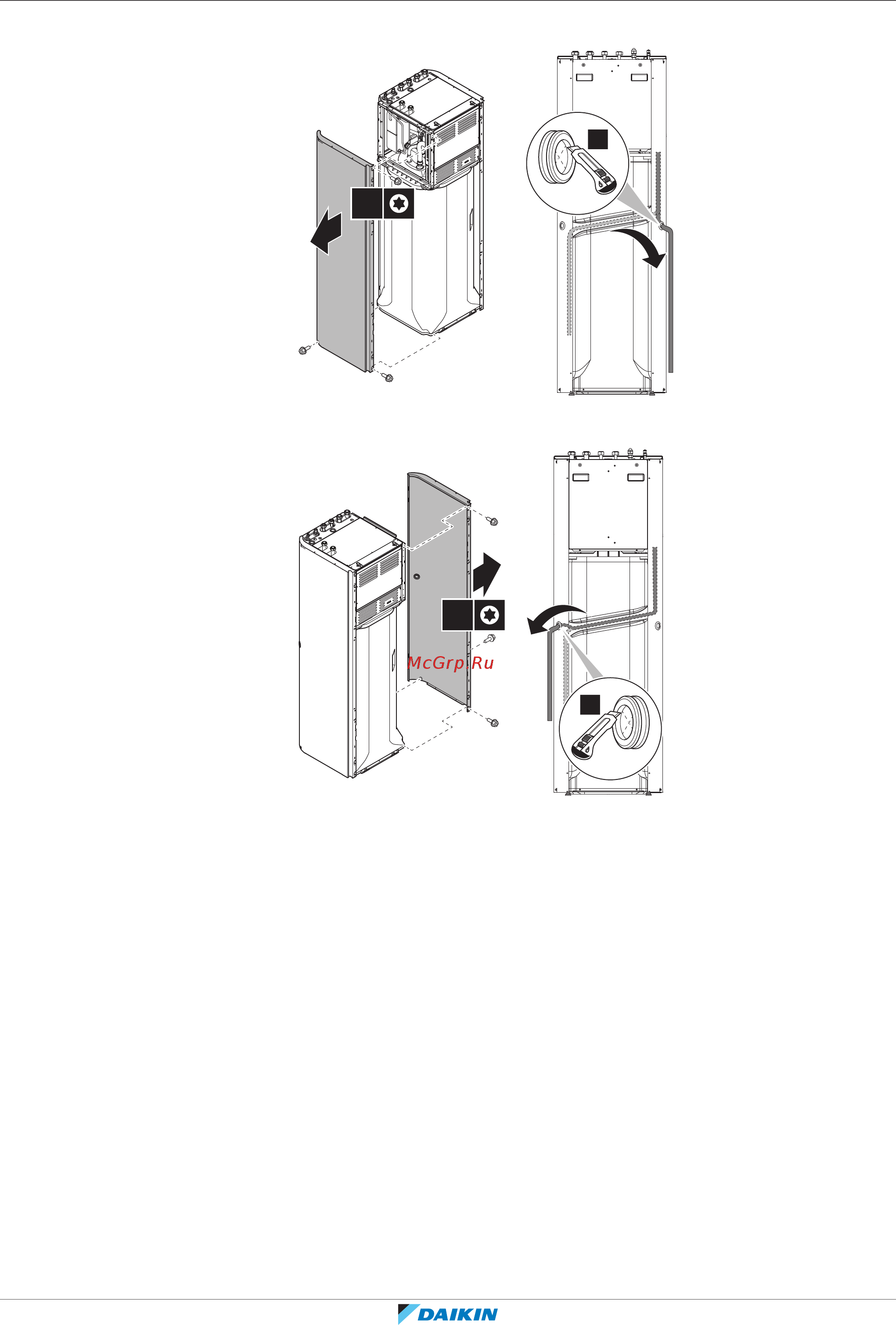 Daikin EHVZ08S18DA9W7 [71/240] Монтаж