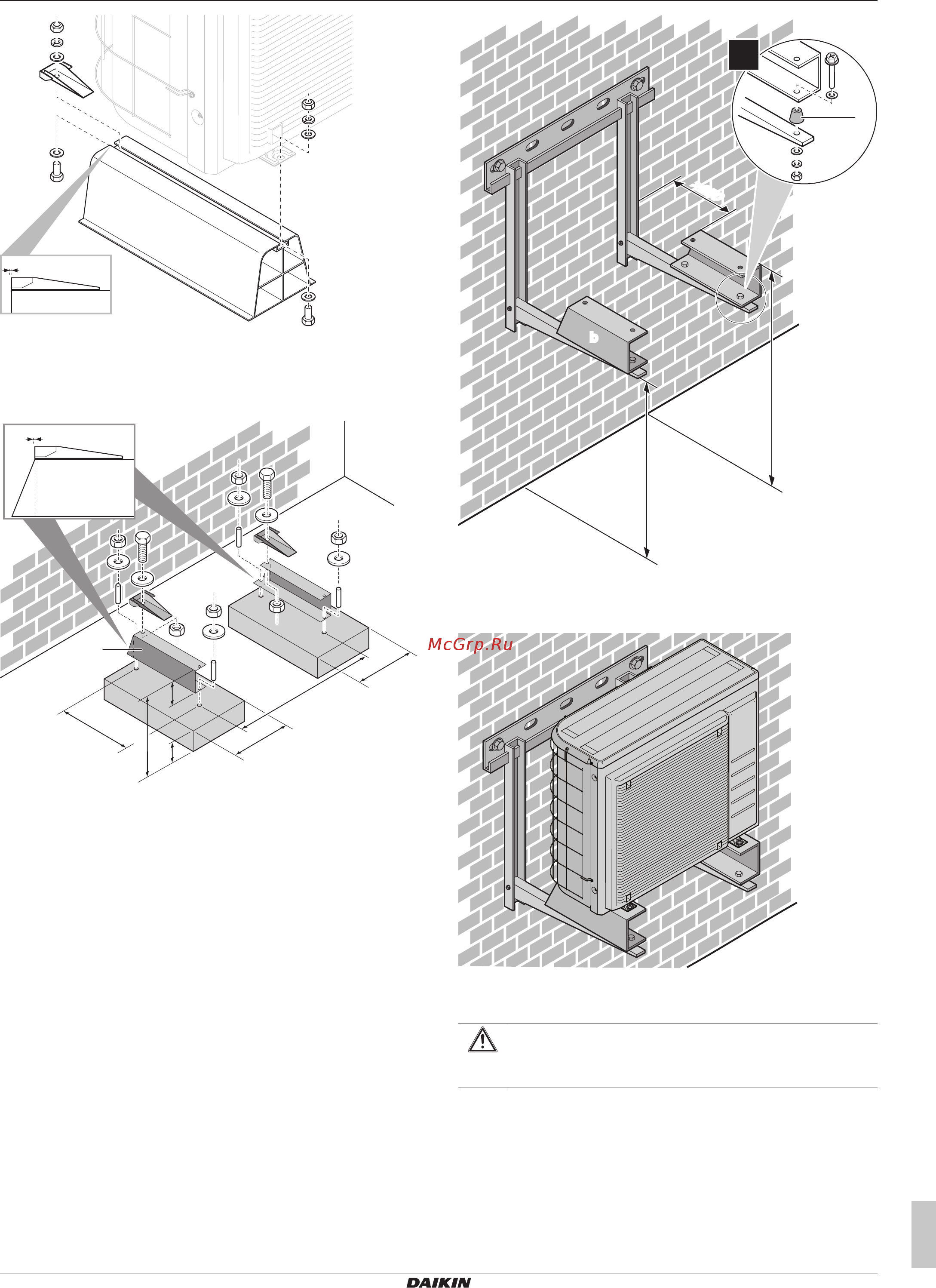 Daikin EHVZ04S18DJ6VG [31/116] Установка наружного агрегата