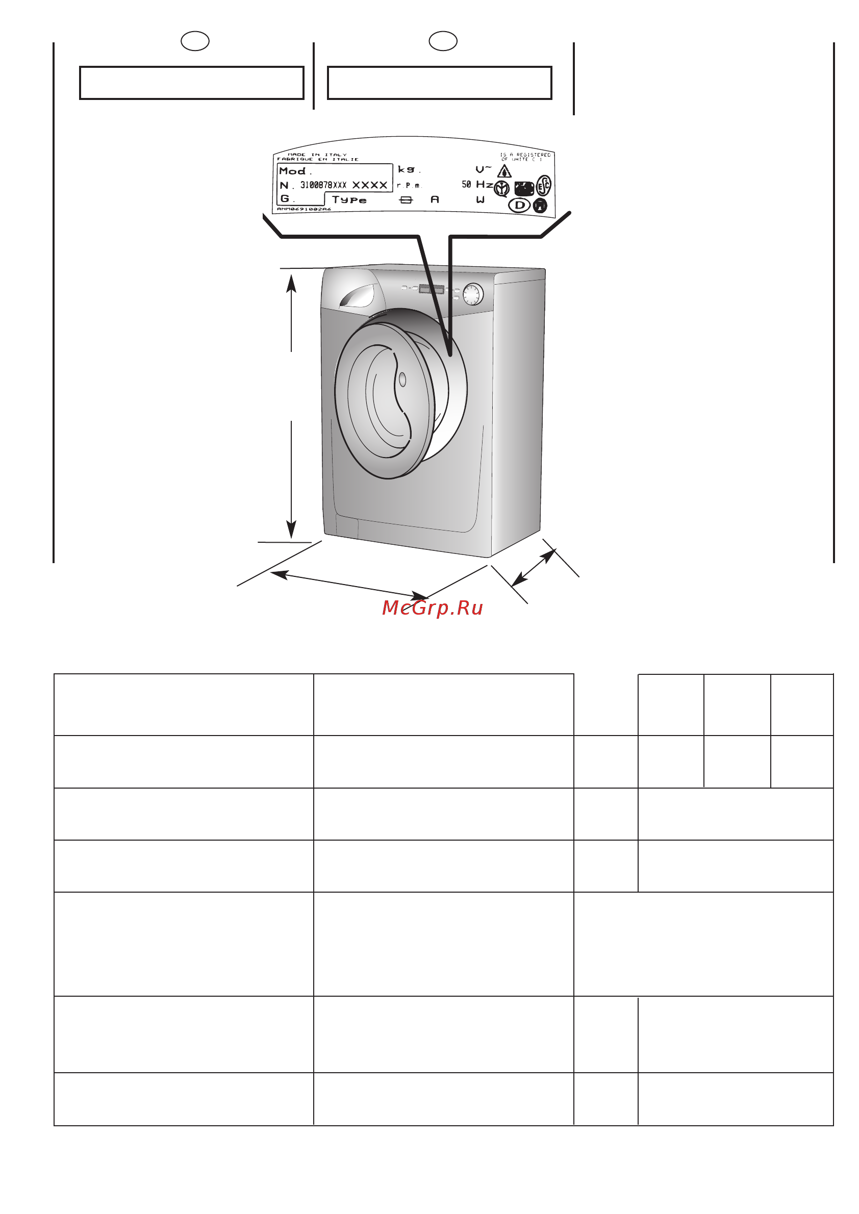 Candy GC 1282D1-S [14/80] Cm 58 cm 60 cm