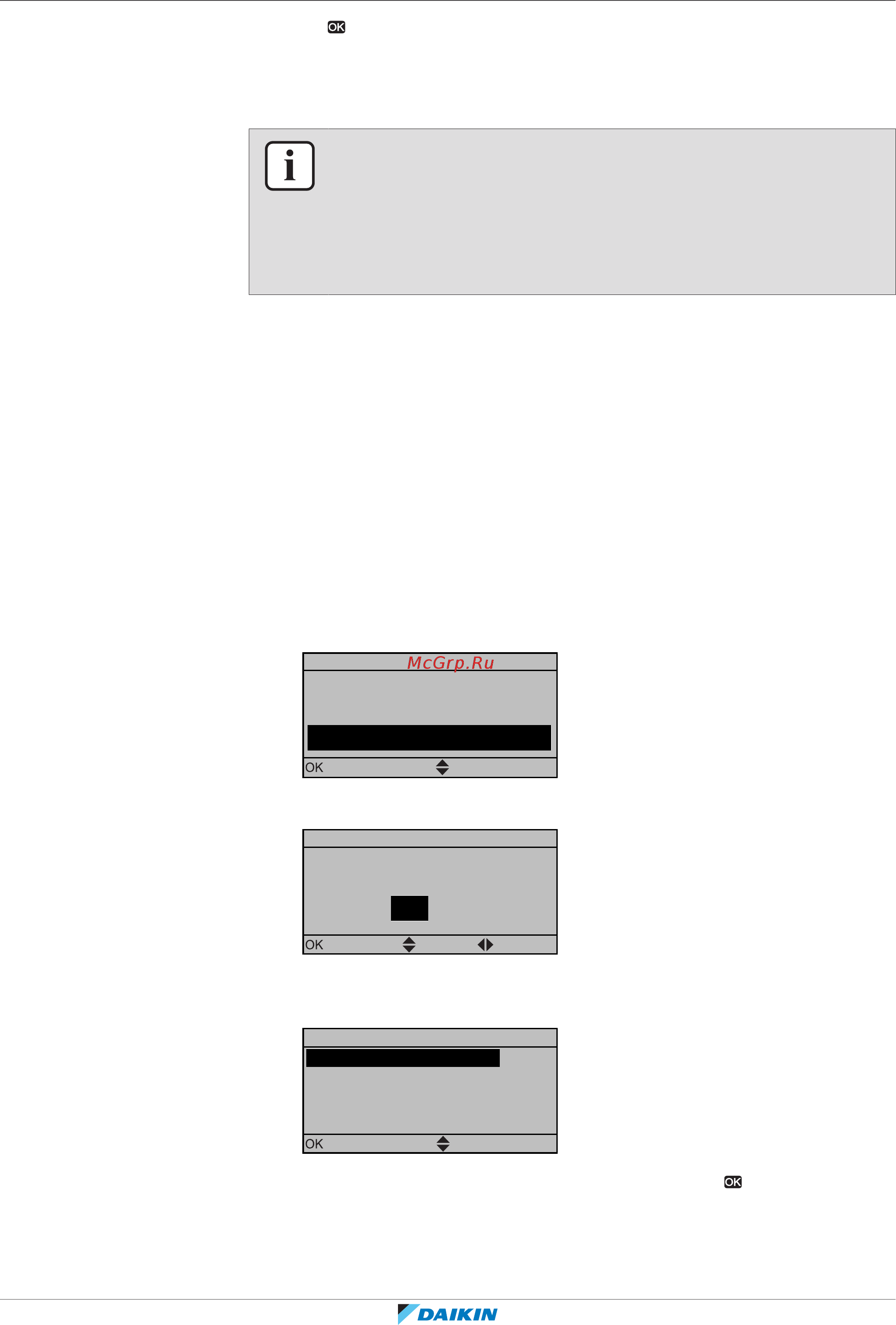 Daikin EHFH03S18DJ3V [112/204] Quick wizard set the system layout after first power on