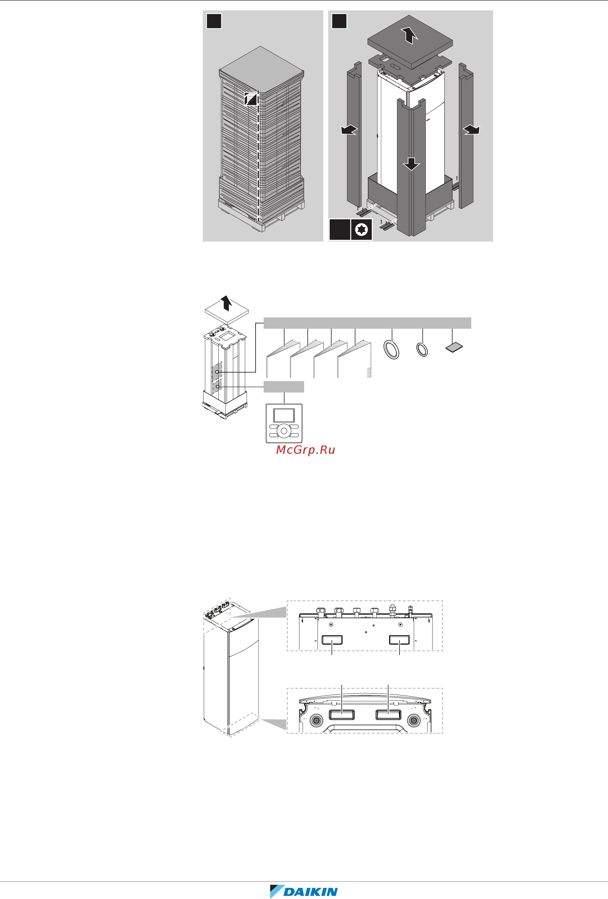 Daikin EHFH03S18DA3V [18/204] To remove the accessories from the indoor unit