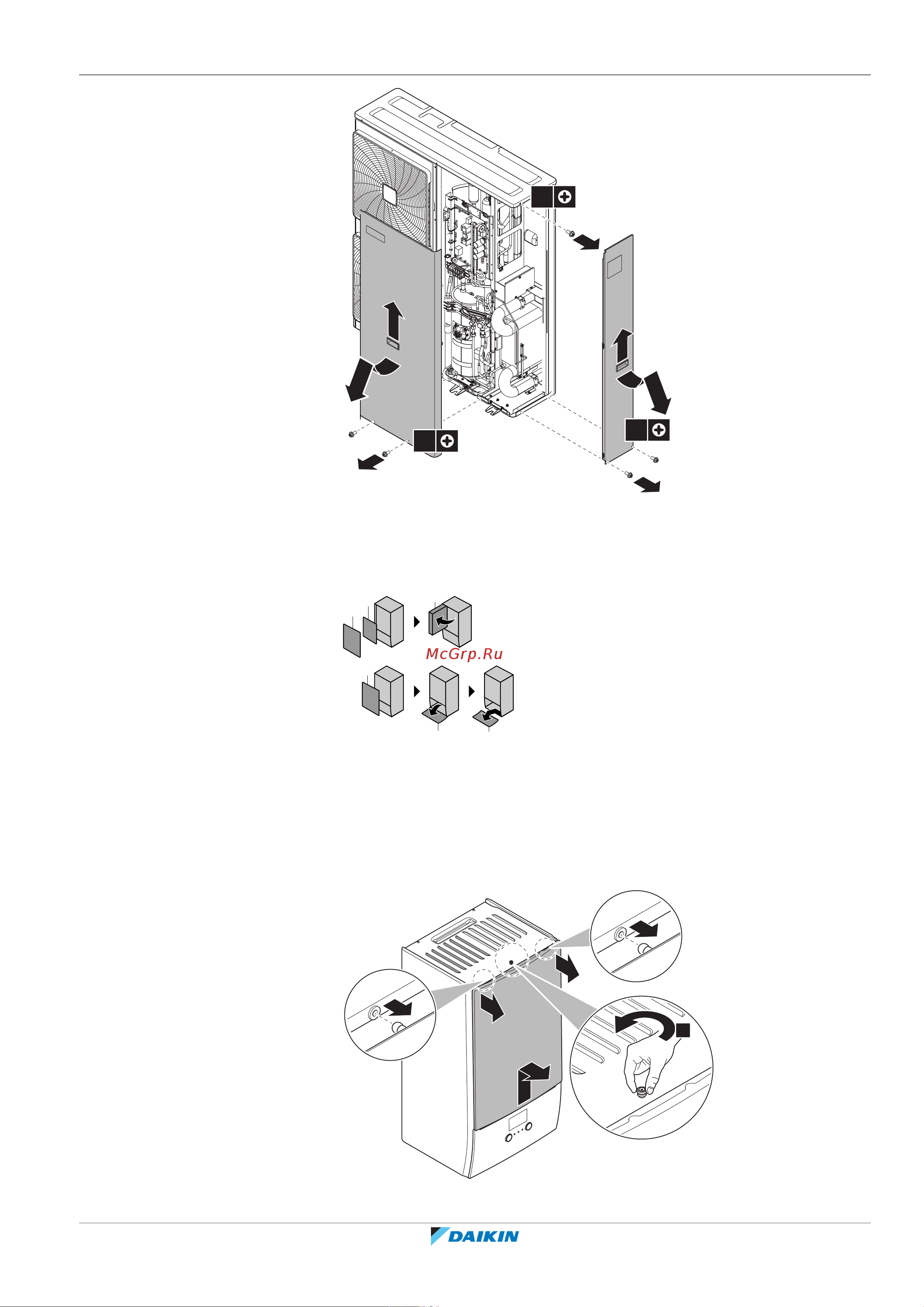 Daikin EABX16DA9W [75/252] Монтаж