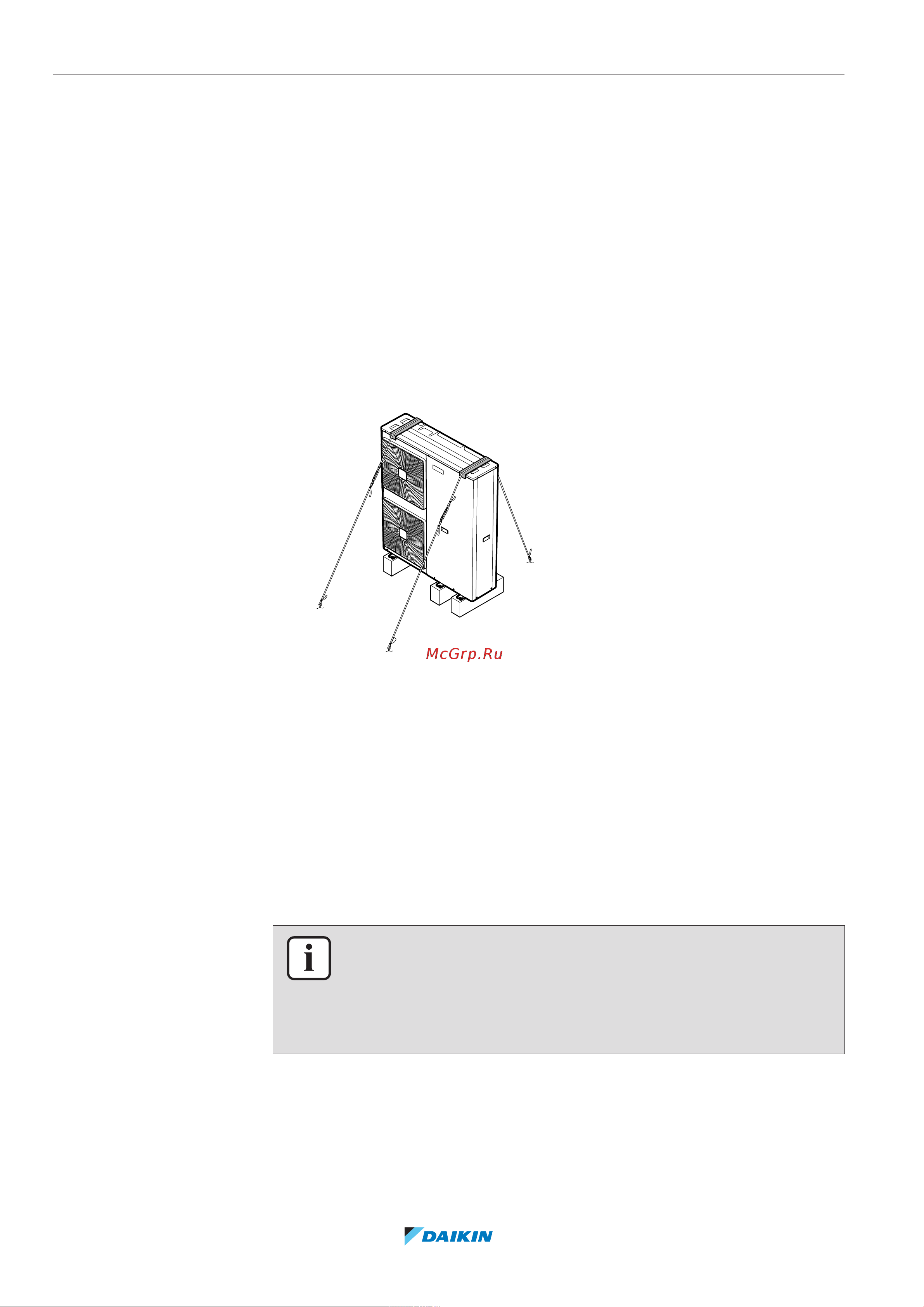 Daikin EABX16DA9W [80/252] Монтаж внутреннего агрегата