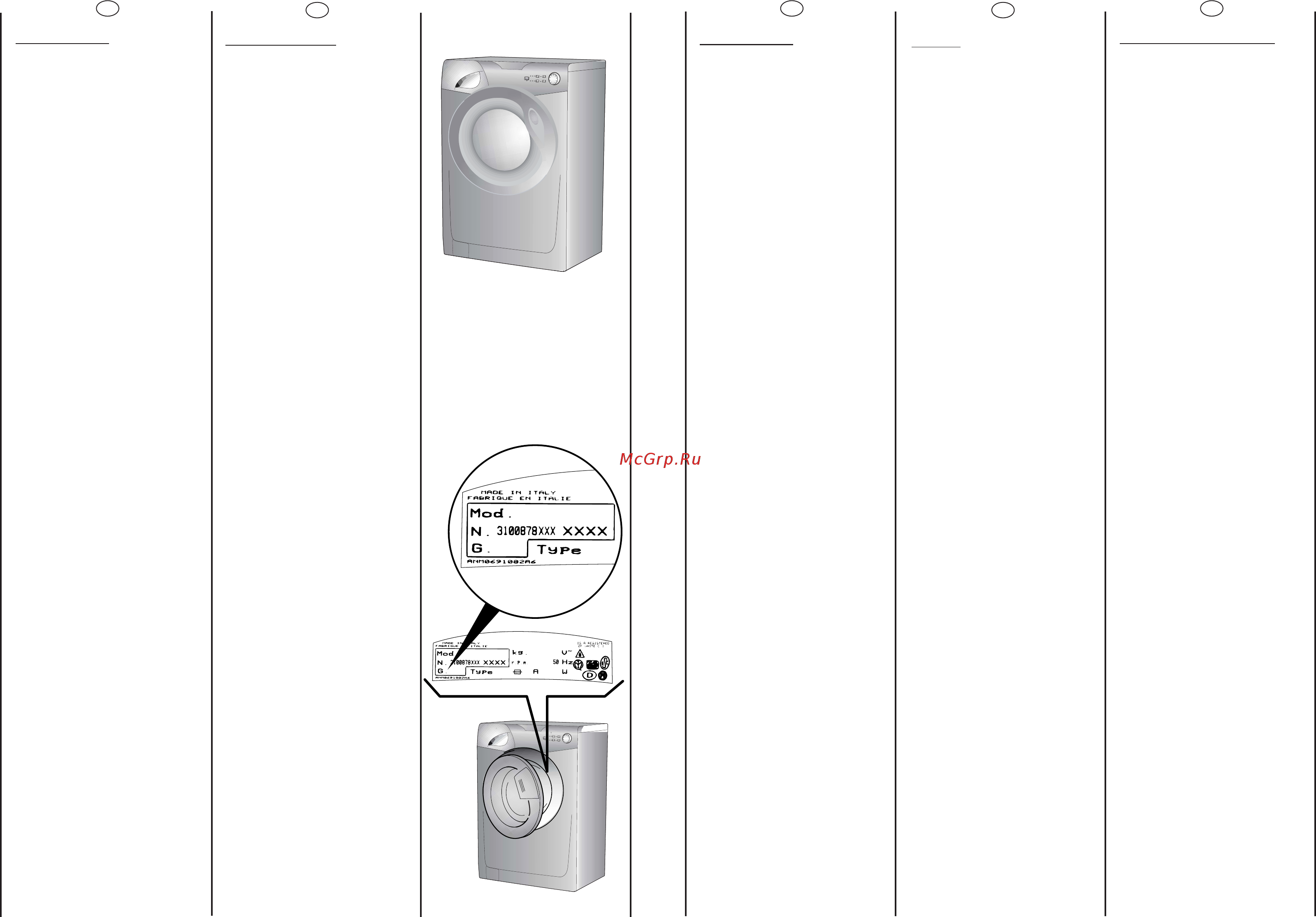 Candy GO F106/L1-S [2/41] Complimenti