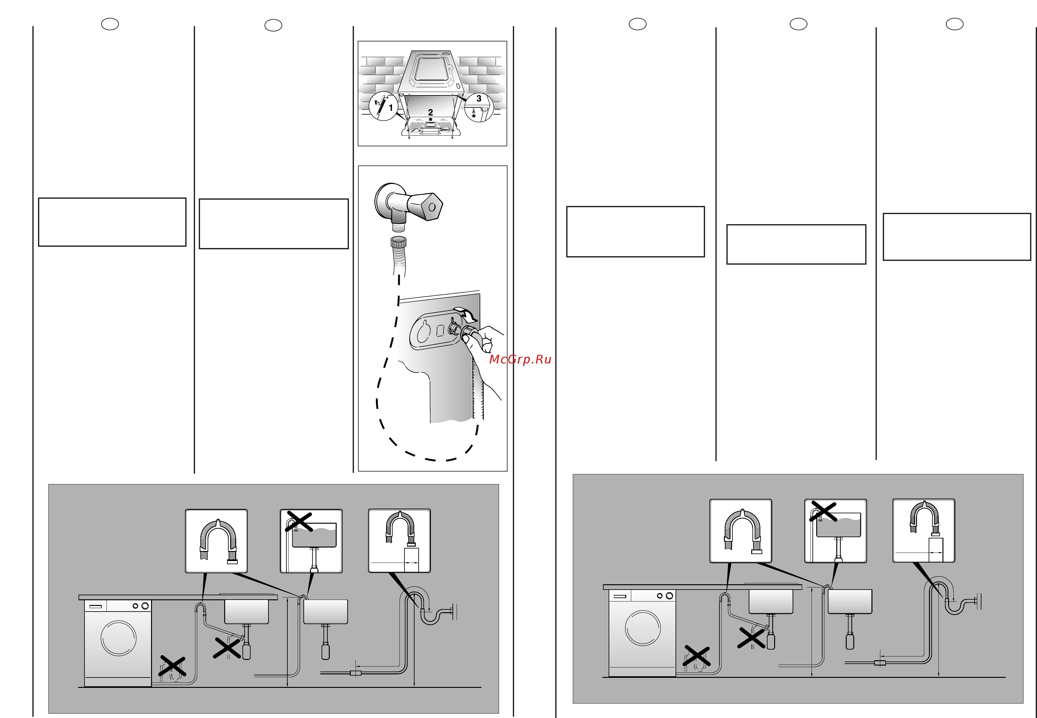 Candy GO4 1062D/1-07S [10/41] Do not turn the tap