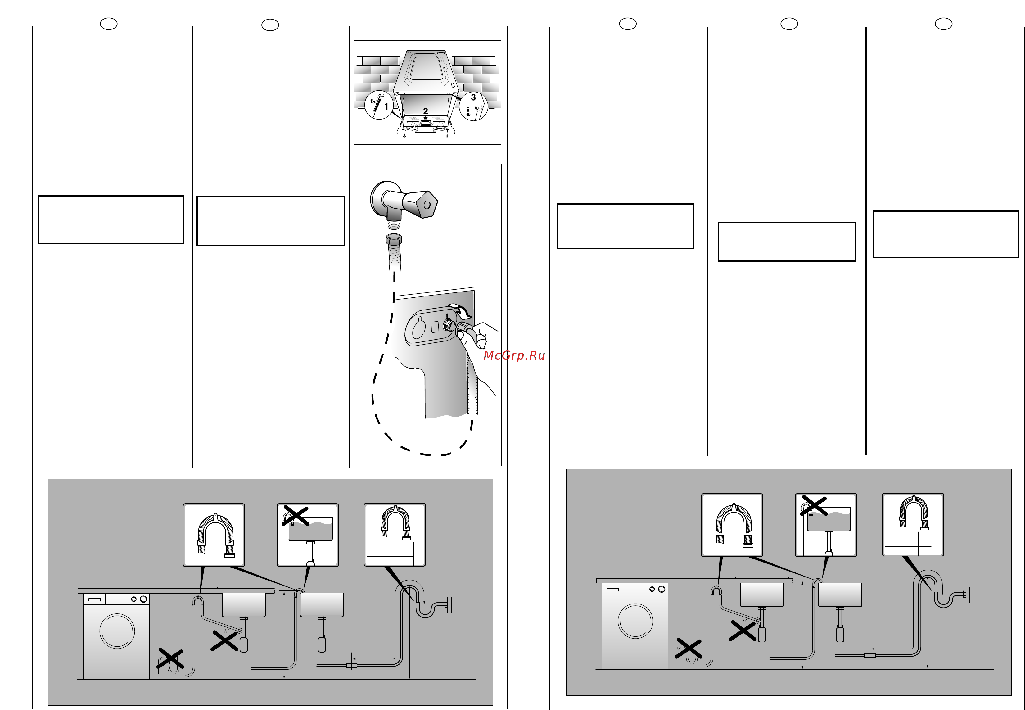 Candy GO4 1064D/L-S [10/41] Do not turn the tap