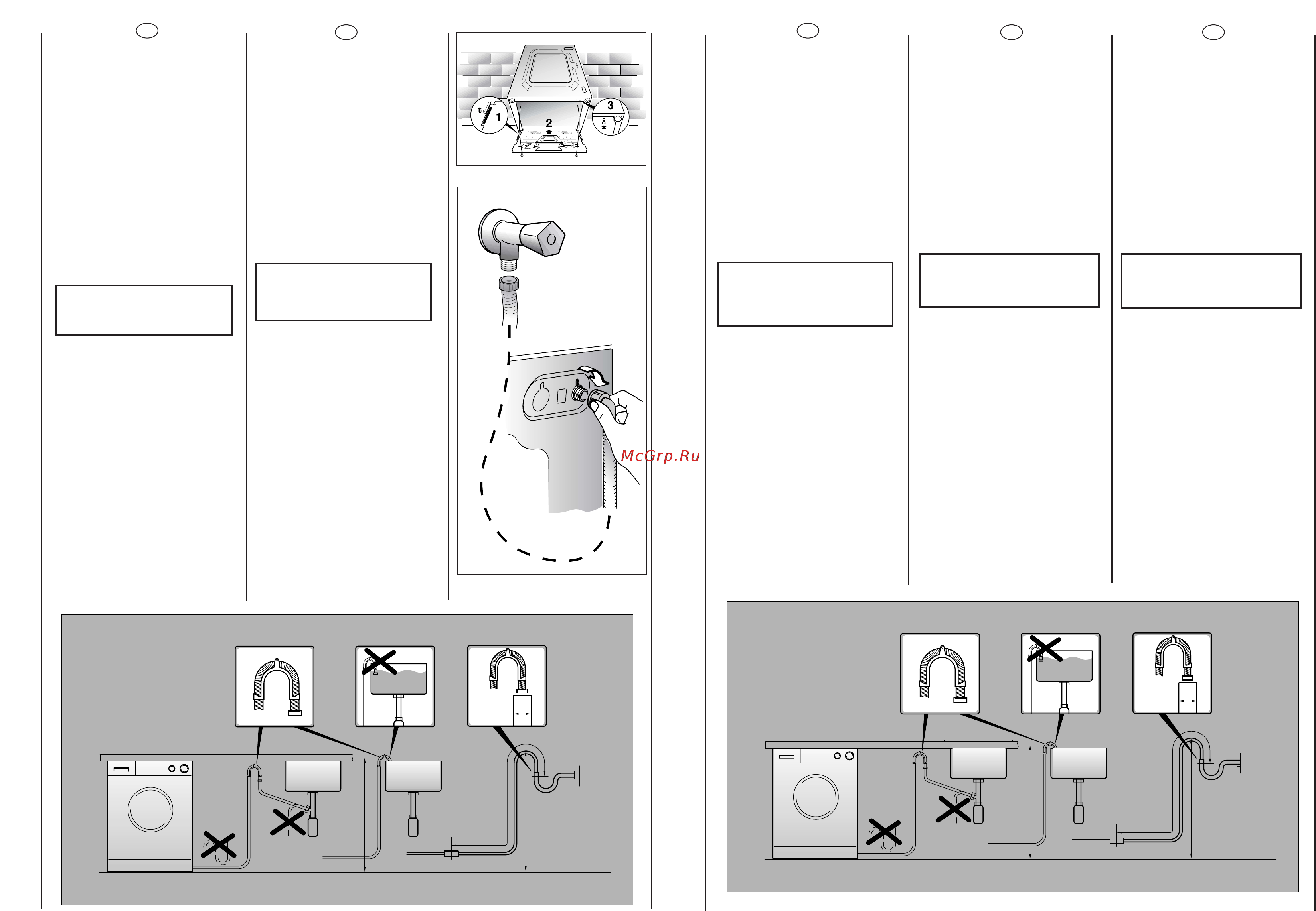 Candy GO4 1262D-07S [10/41] Atentie nu deschideti in acest moment robinetul