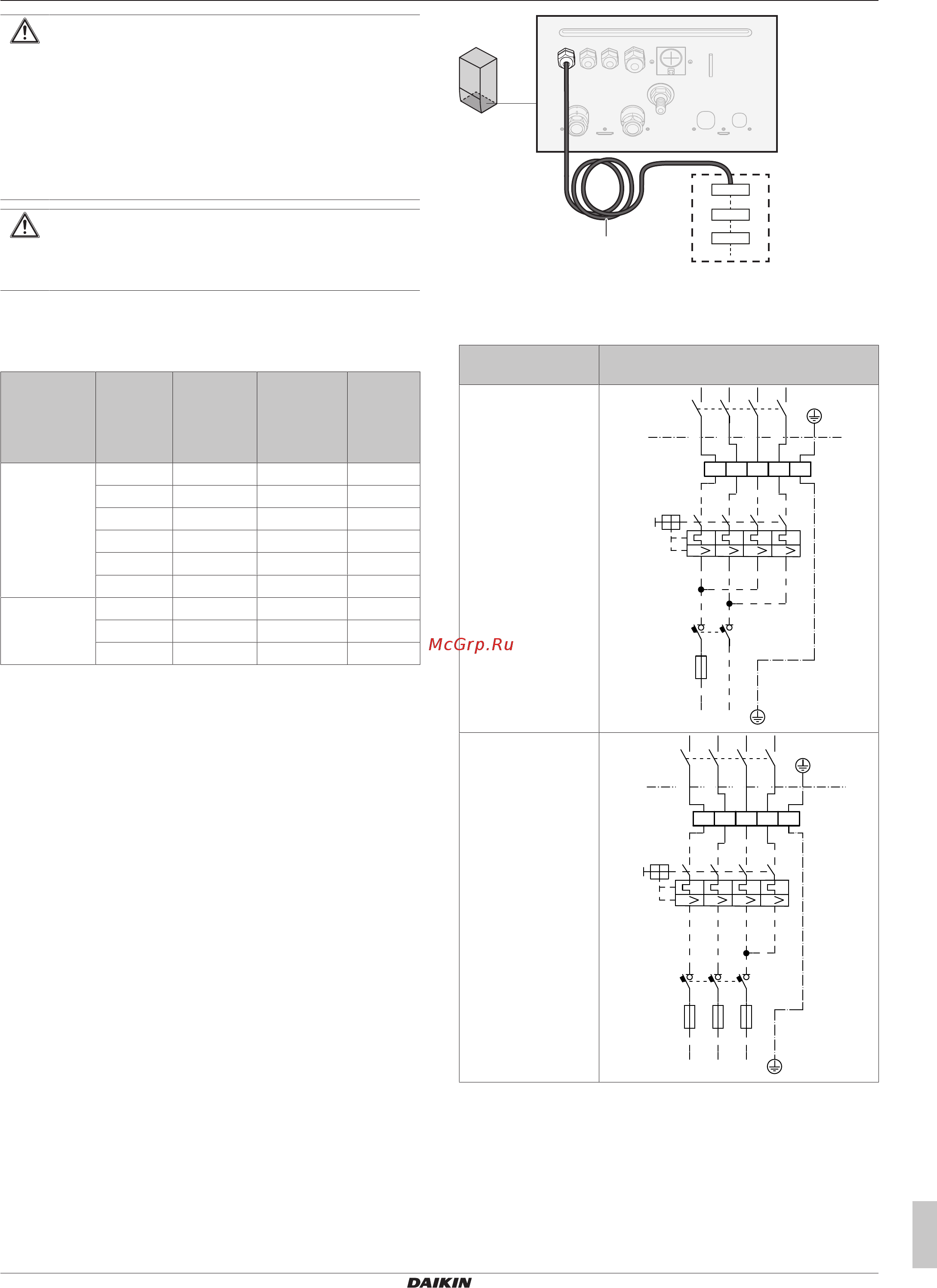Daikin ETBH16DA6V [13/40] Подключение электрооборудования