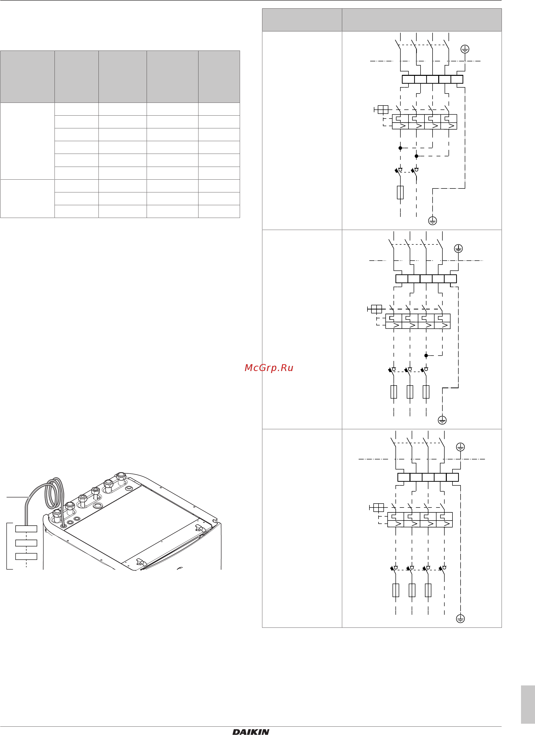 Daikin ETVH16S23DA6V [13/36] Подключение электрооборудования