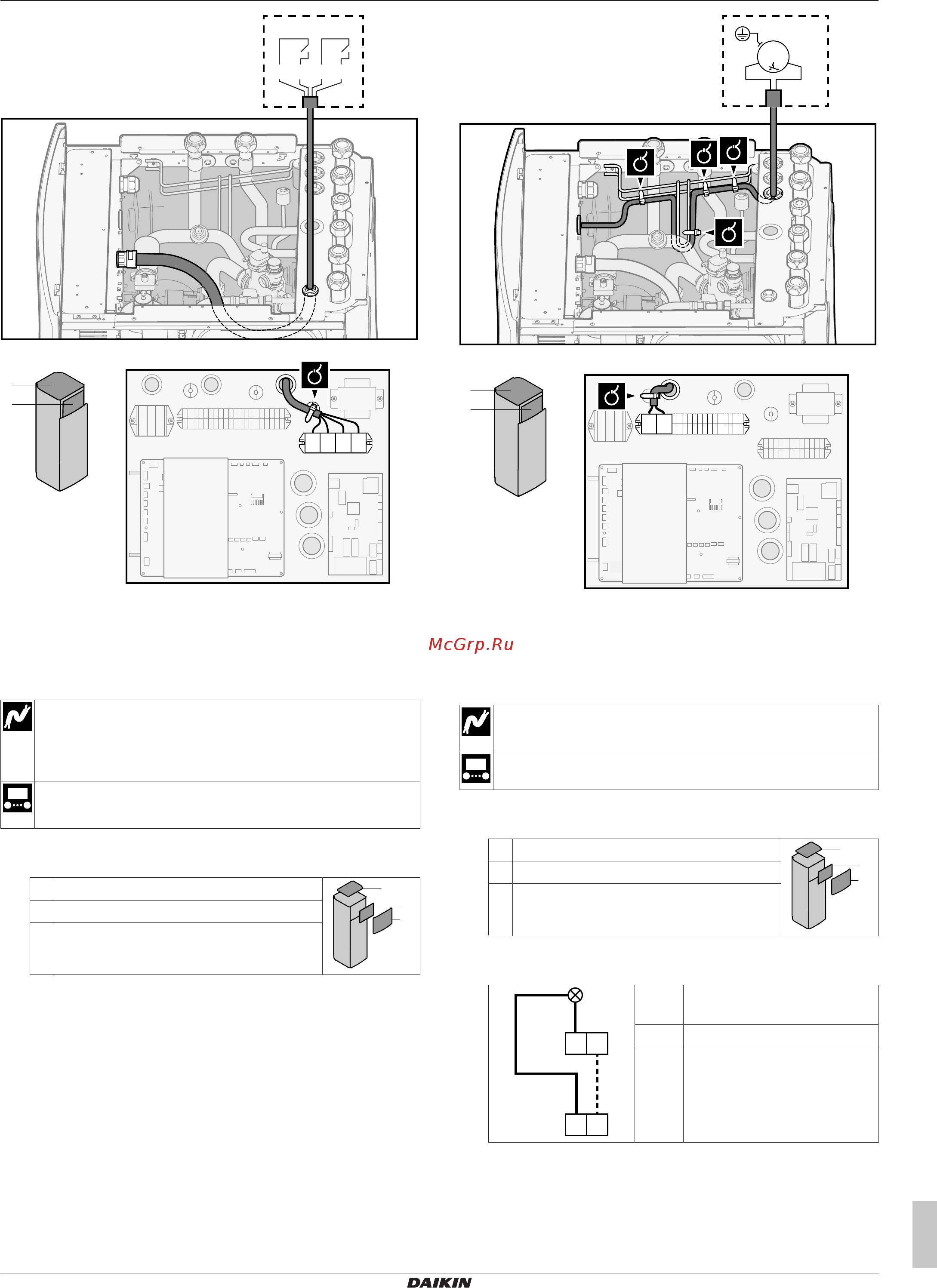 Daikin ETVZ16S18DA9W [15/40] Подключение электрооборудования