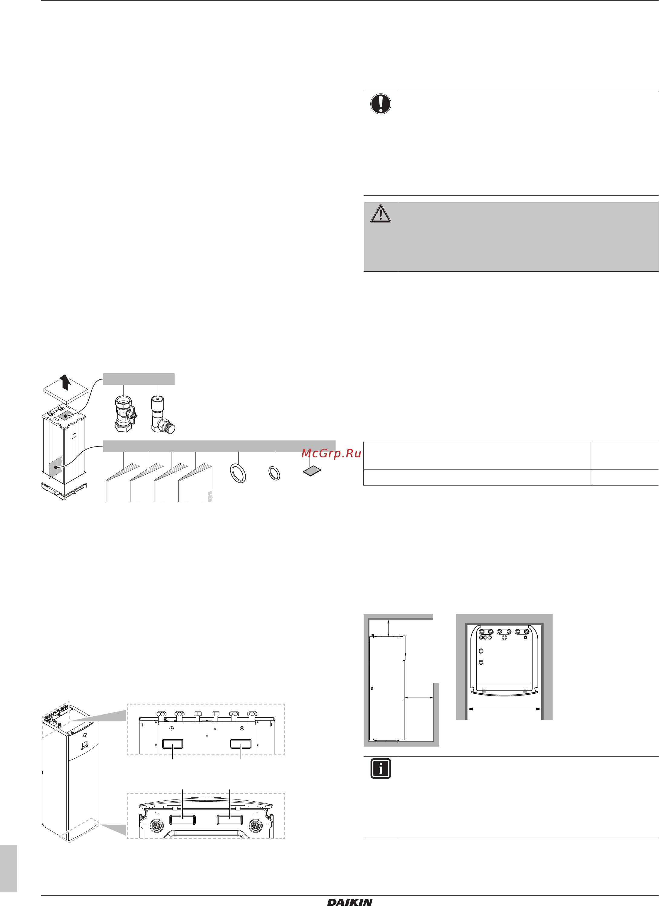 Daikin ETVZ16S18DA9W [4/40] Информация о блоке