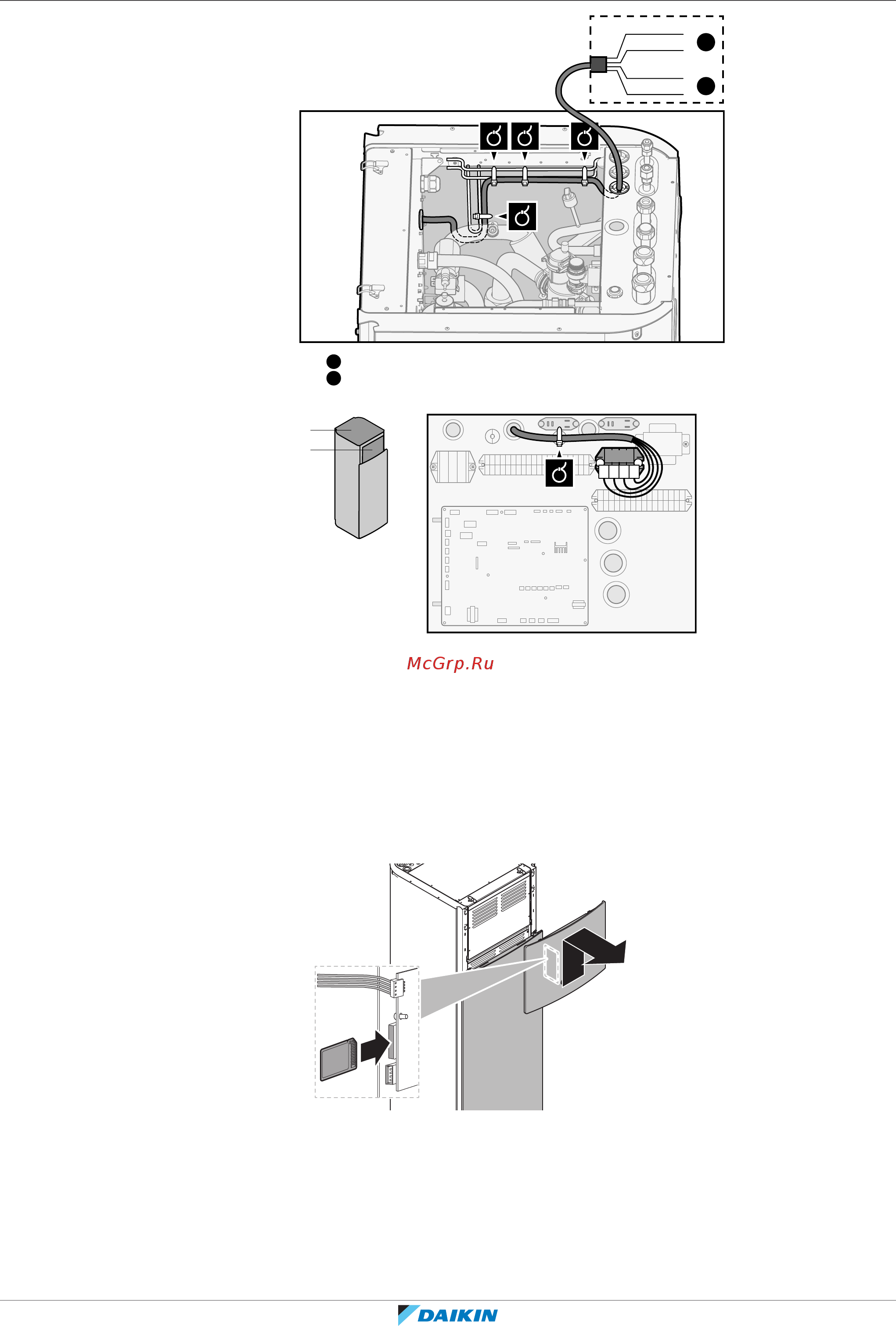 Daikin EHVH08S23EJ6V [134/288] Подключение электрооборудования