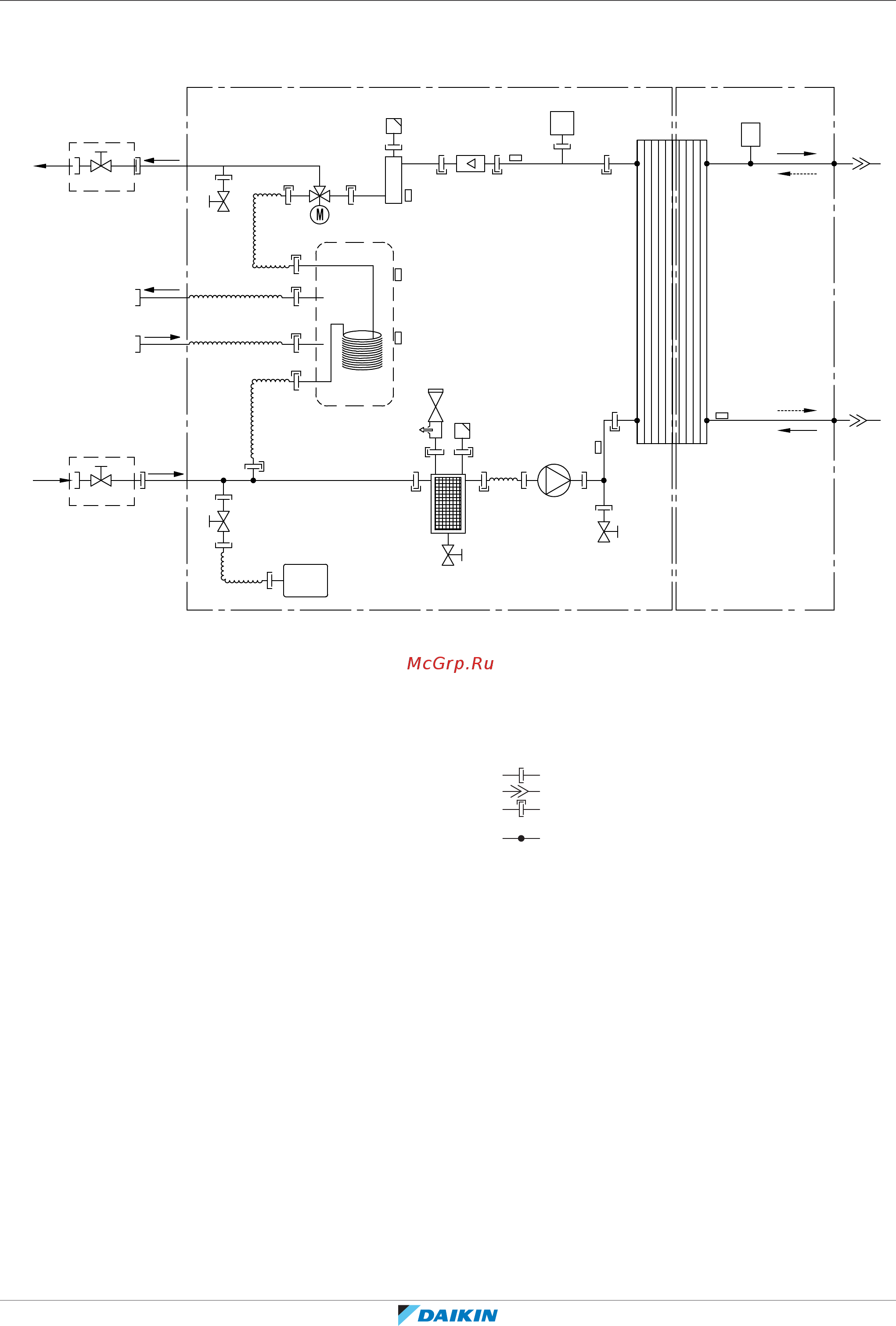 Daikin EHVH08S23EJ6V [261/288] Схема трубопроводов внутренний блок