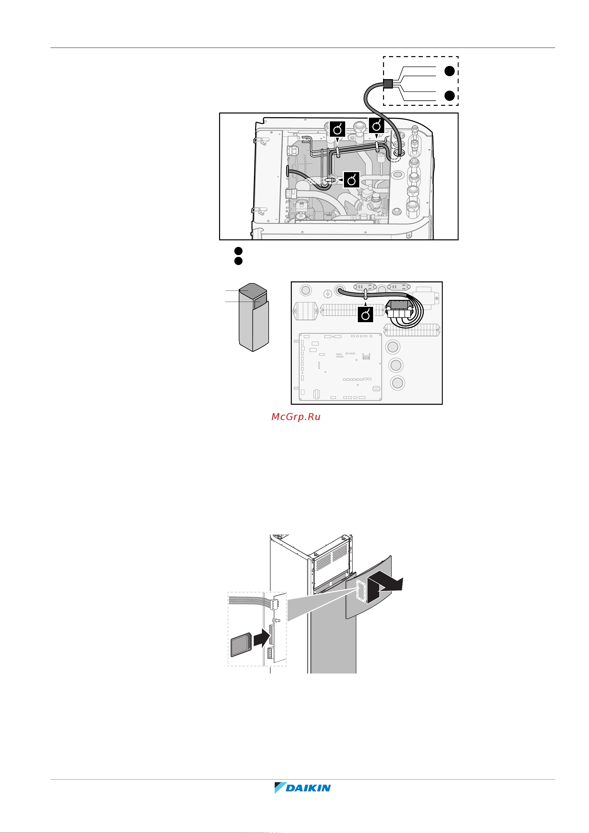 Daikin EHVZ08S18EA9W [123/276] Подключение электрооборудования