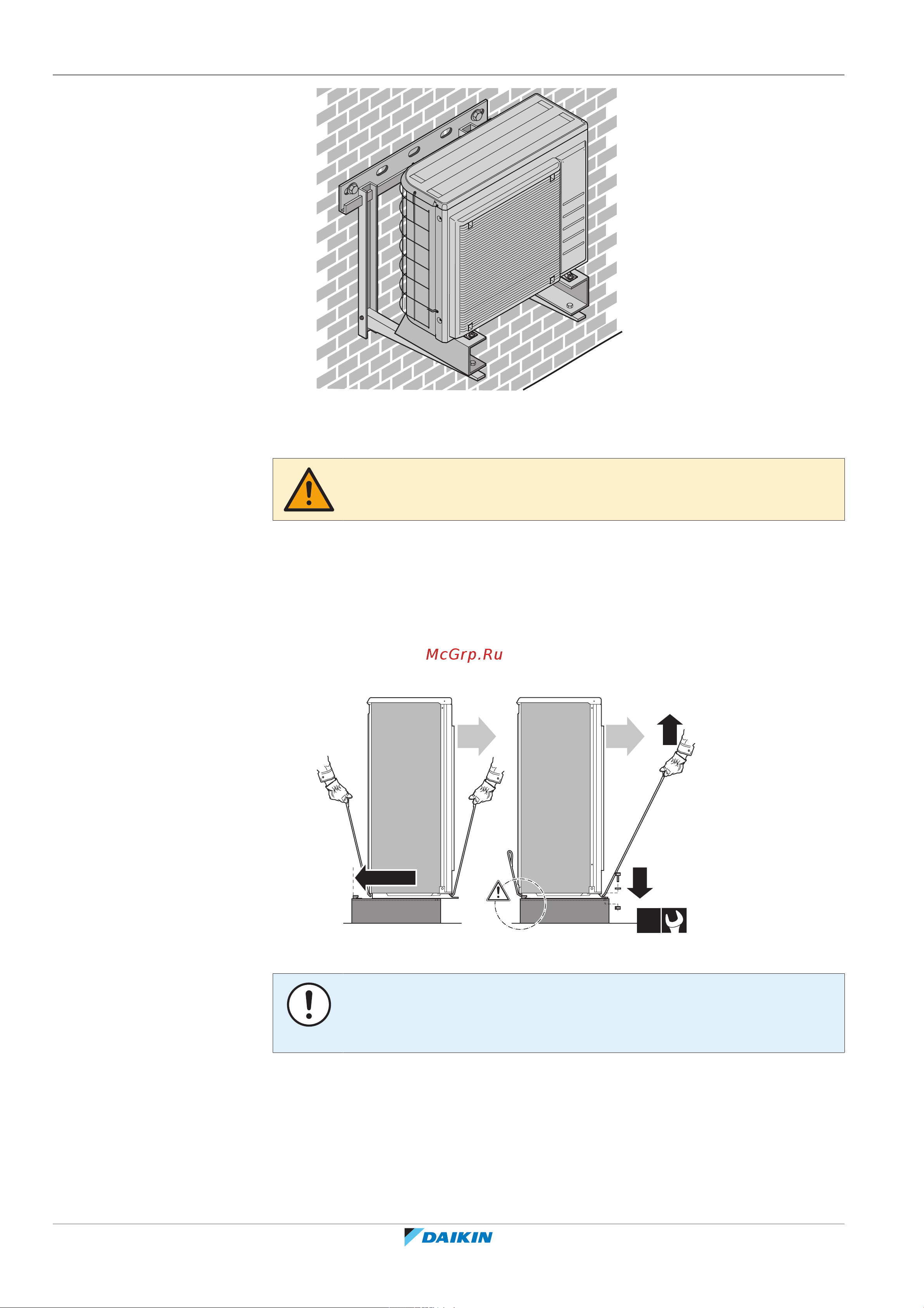 Daikin EHVZ04S18EA6V [64/276] Установка наружного агрегата