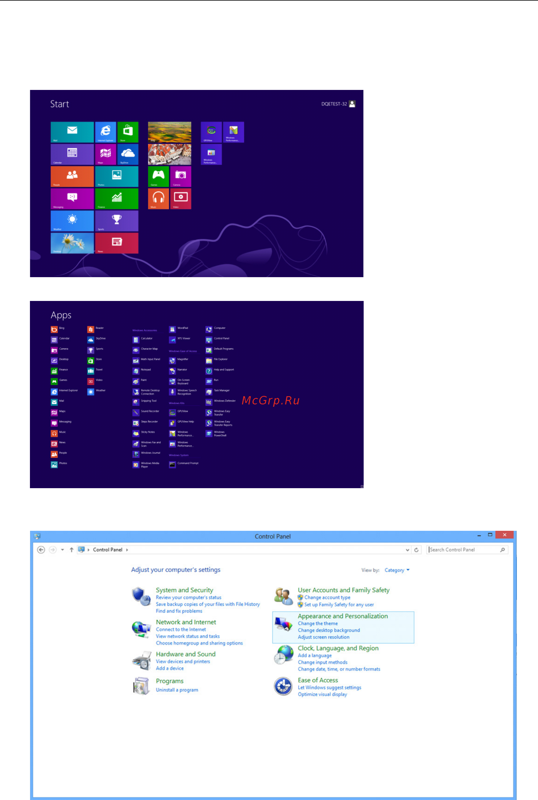 AOC Agon AG271QG Black/Red [17/53] Windows 8