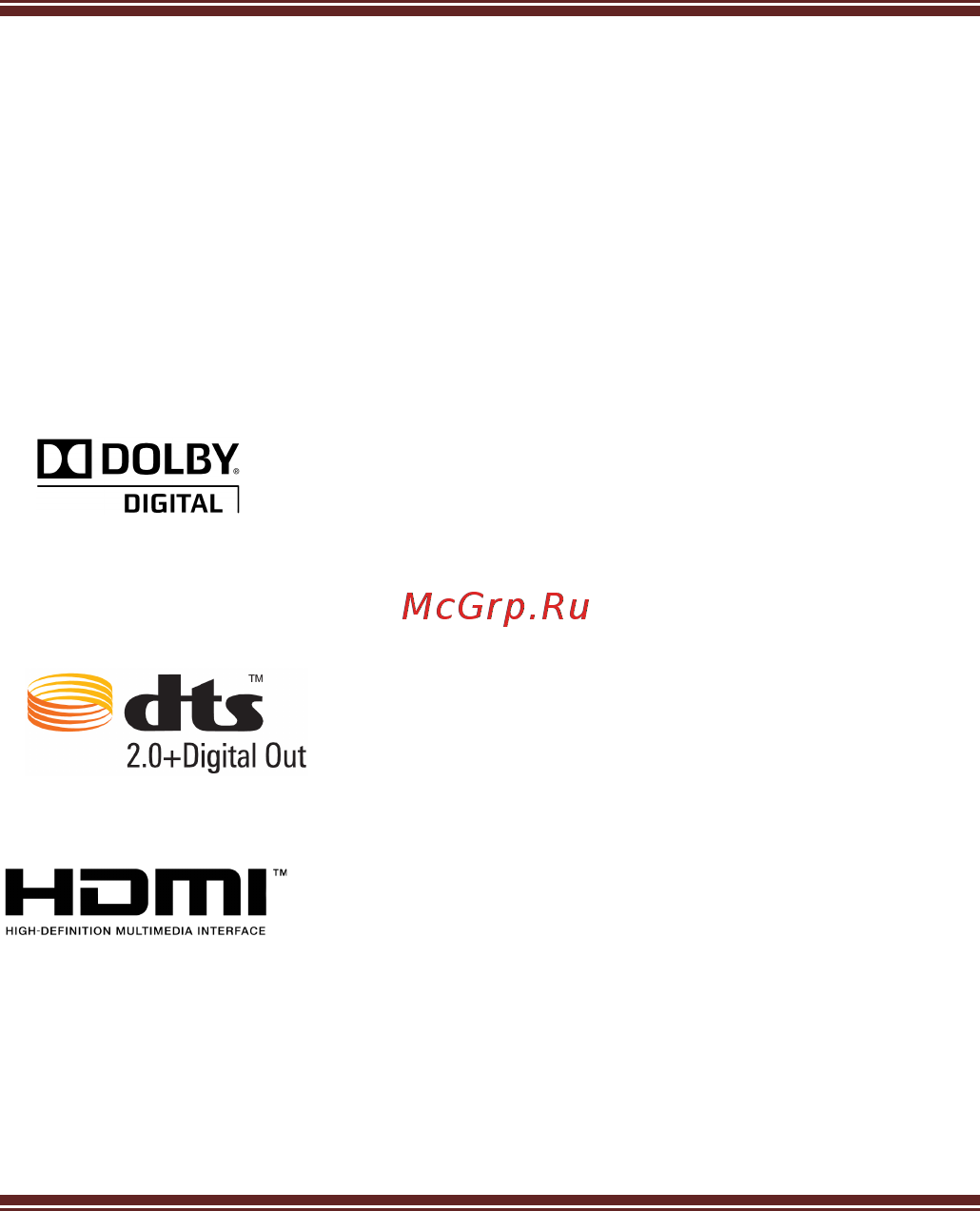 Iconbit HTRAVEL S [22/23] Авторские права и торговые марки