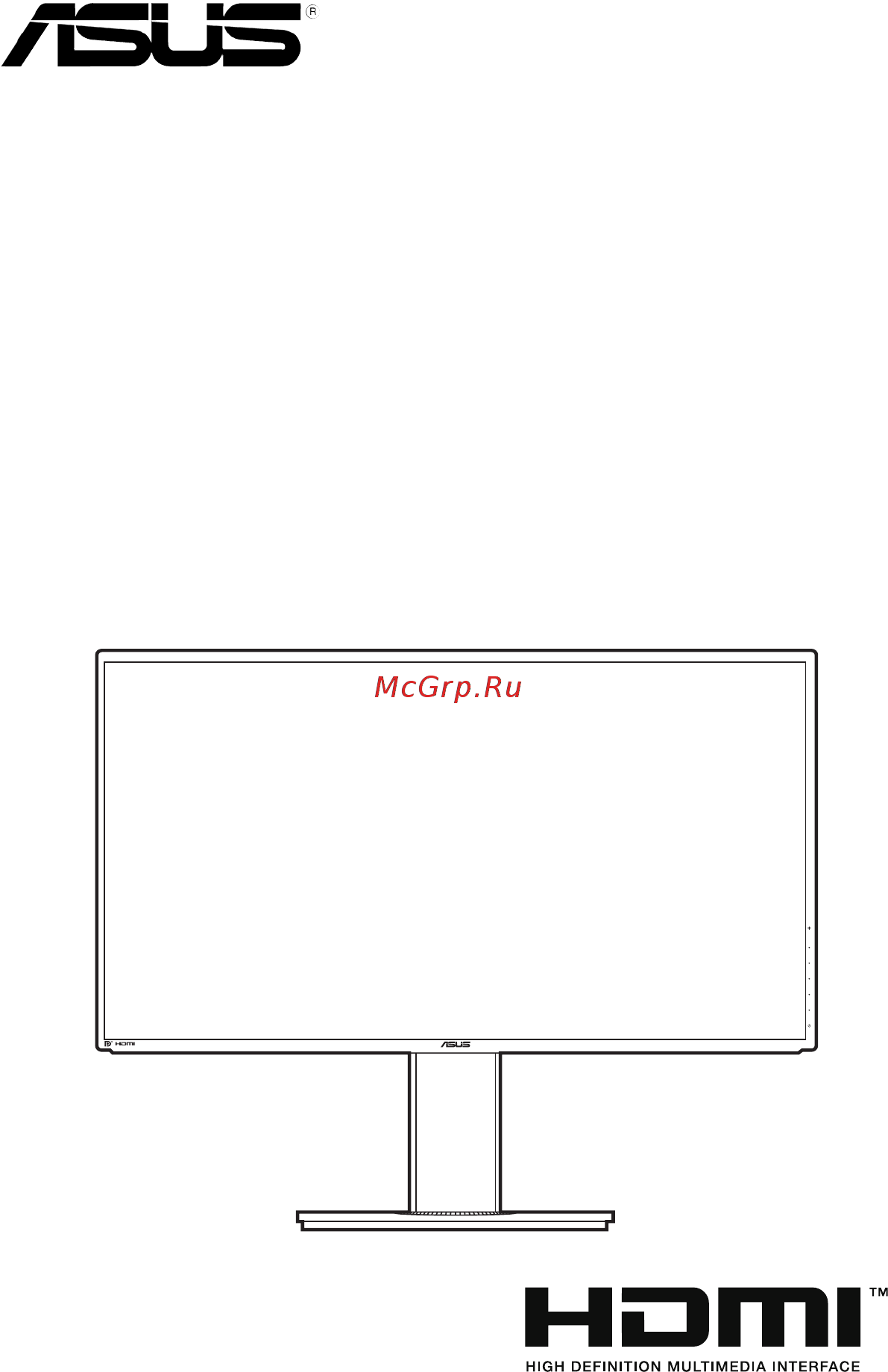 Asus PB328Q Black (90LM01A0-B01370) Инструкция по эксплуатации онлайн