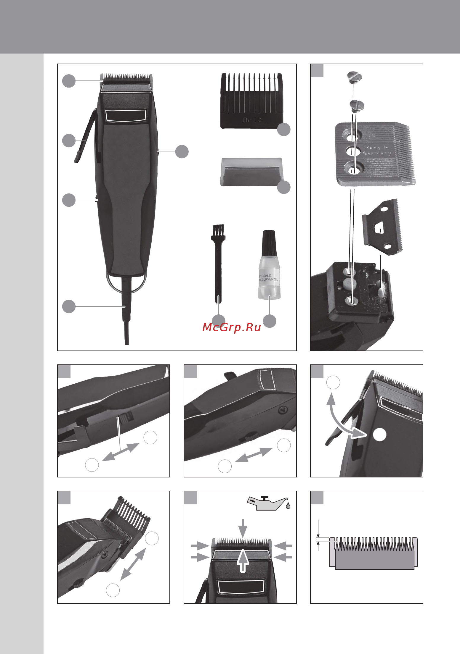 Moser Hair Clipper Edition 1400-0454 [2/48] Type 1170
