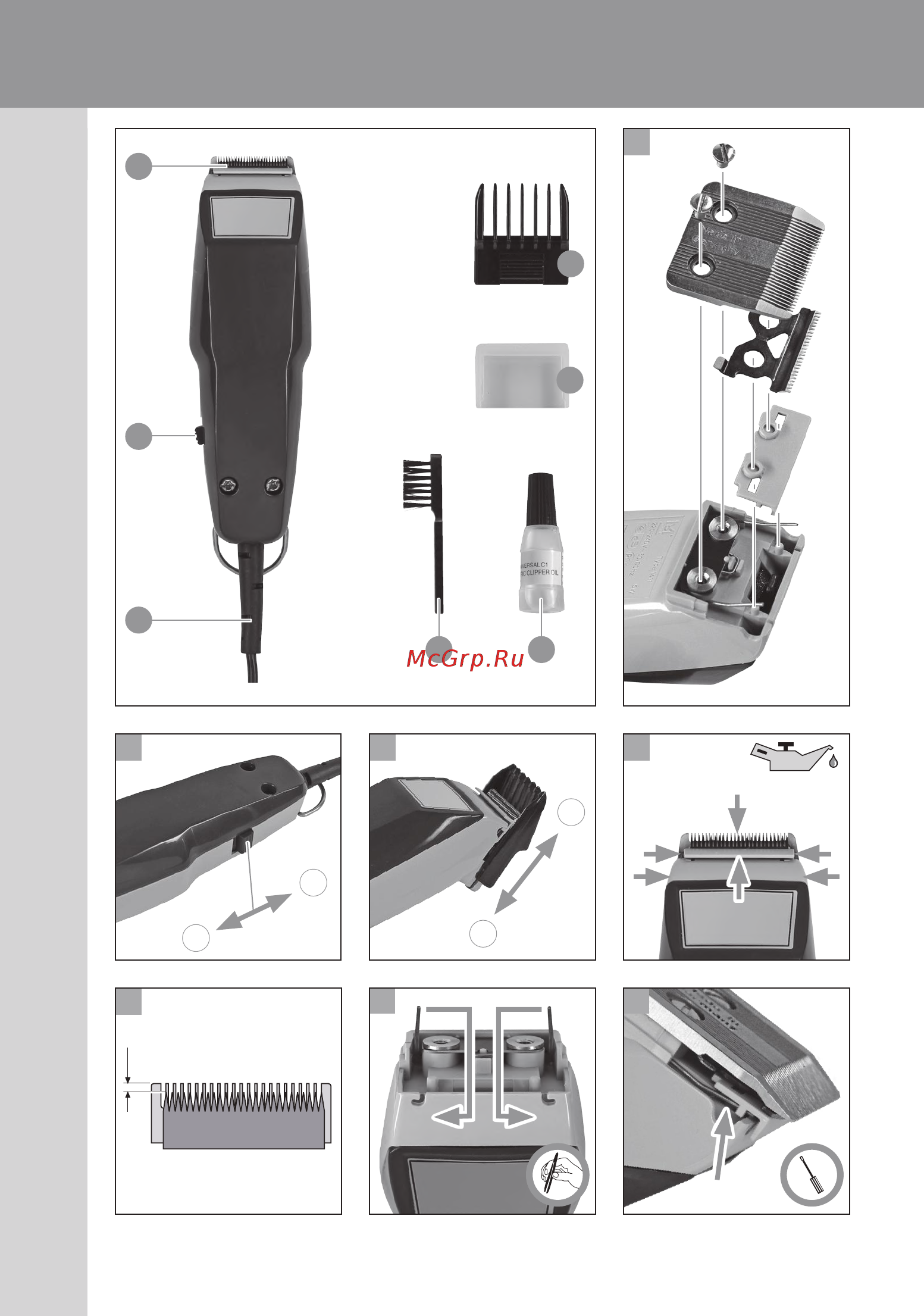 Moser Hair Clipper Edition 1400-0454 [4/48] Type 1411