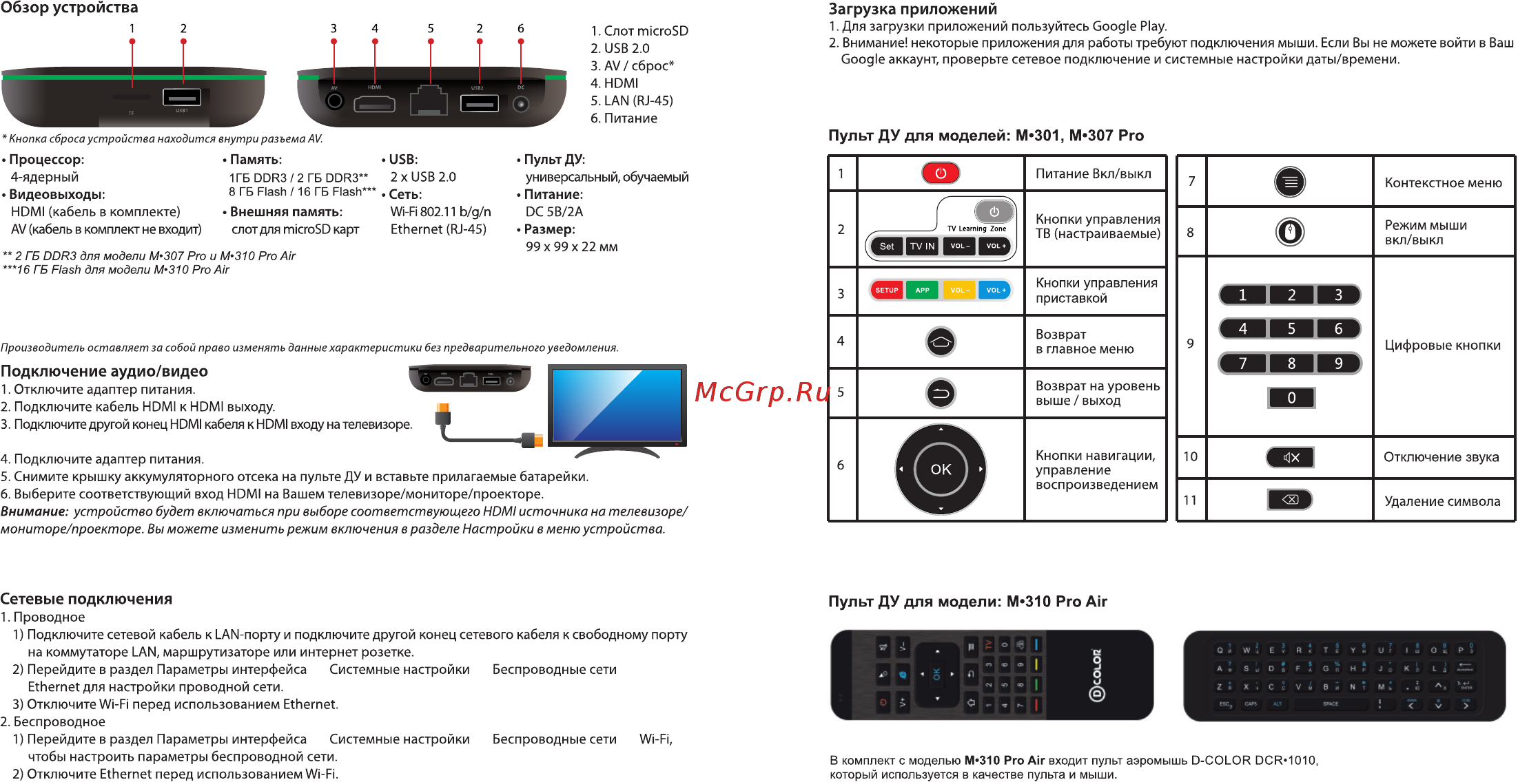 D-Color M301 [2/2] Загрузка приложений