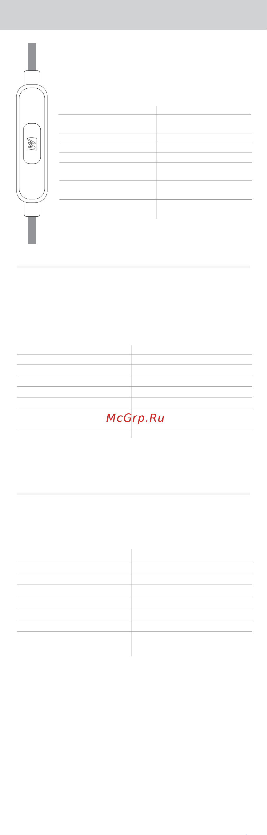Mee Audio X1 Gray/Black [8/11] Microphone remote use es ru ja