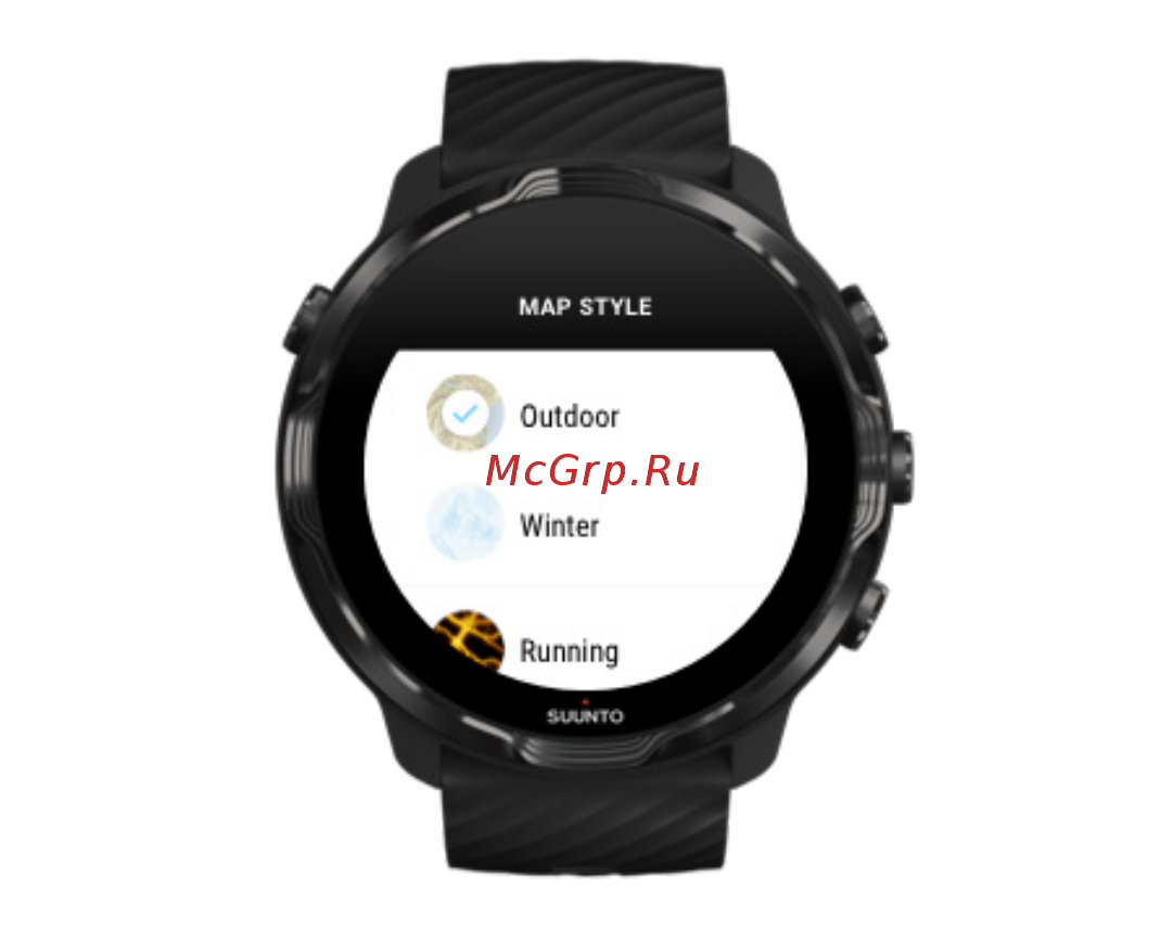 Suunto 7 Sandstone Rosegold (SS050381000) [77/176] Стили карт