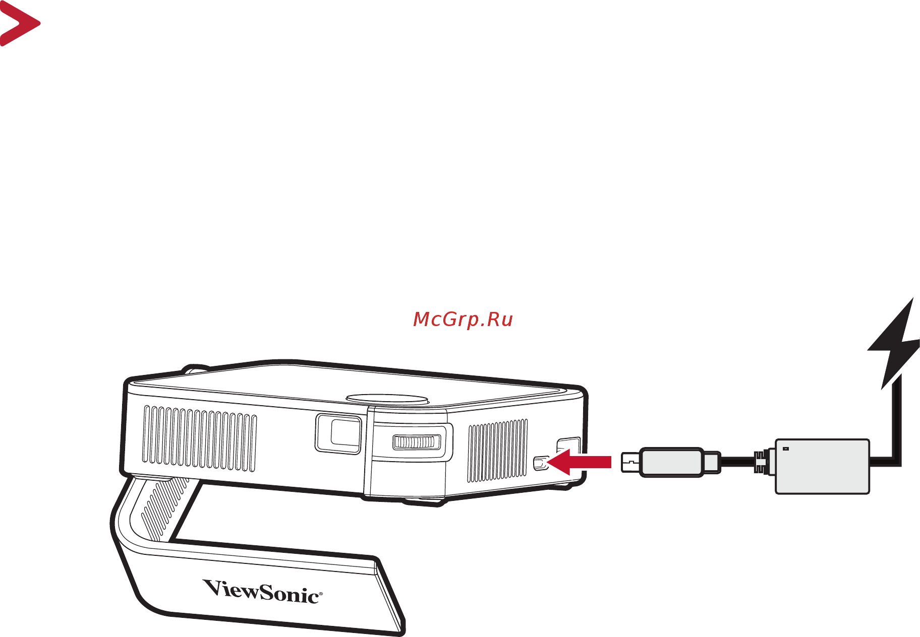 Viewsonic M1 mini Plus (VS18107) [16/93] Подключение устройств