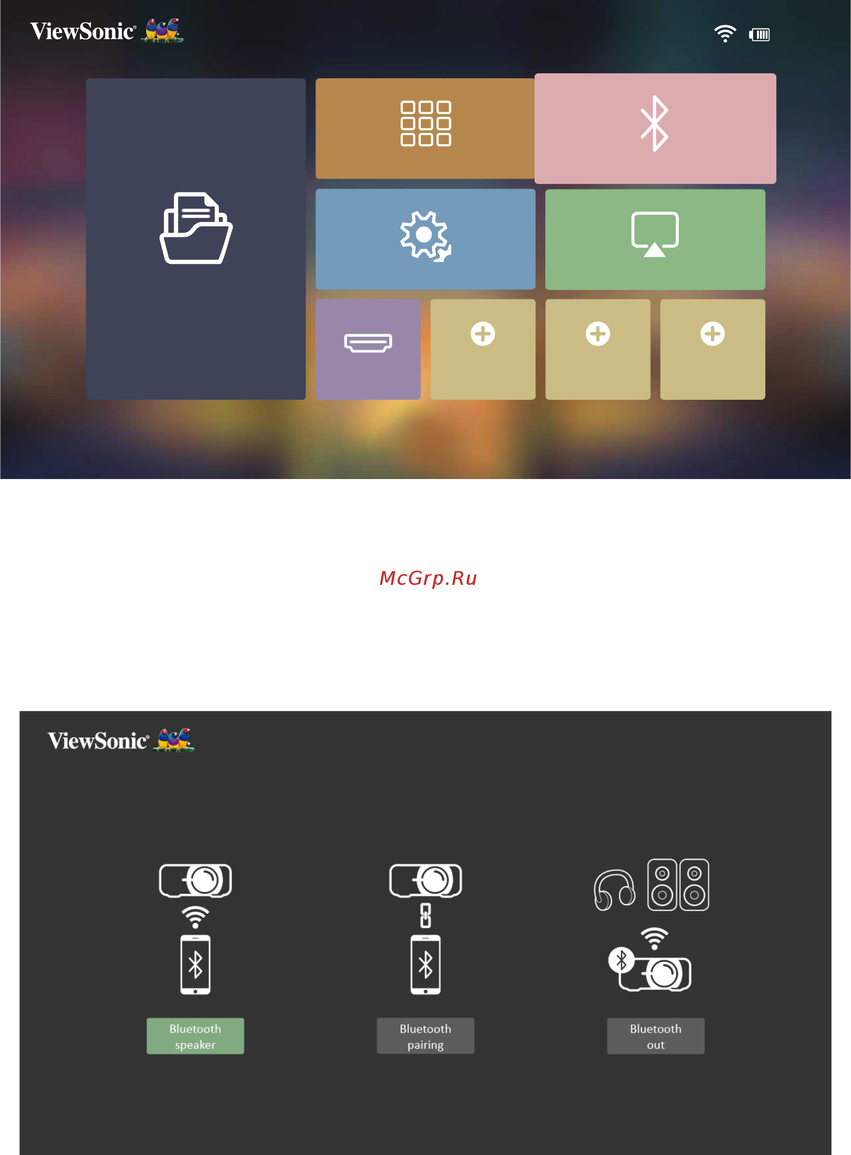 Viewsonic M1 mini Plus (VS18107) [20/93] Подключение по bluetooth