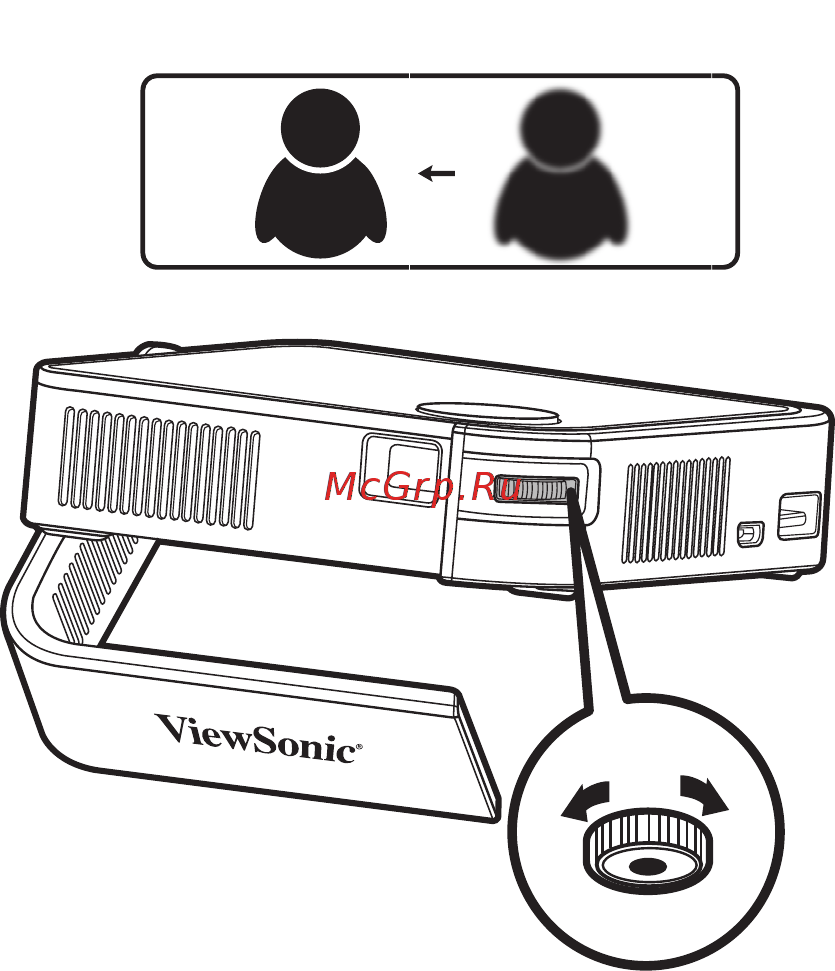 Viewsonic M1 mini Plus (VS18107) [29/93] Фокусировка