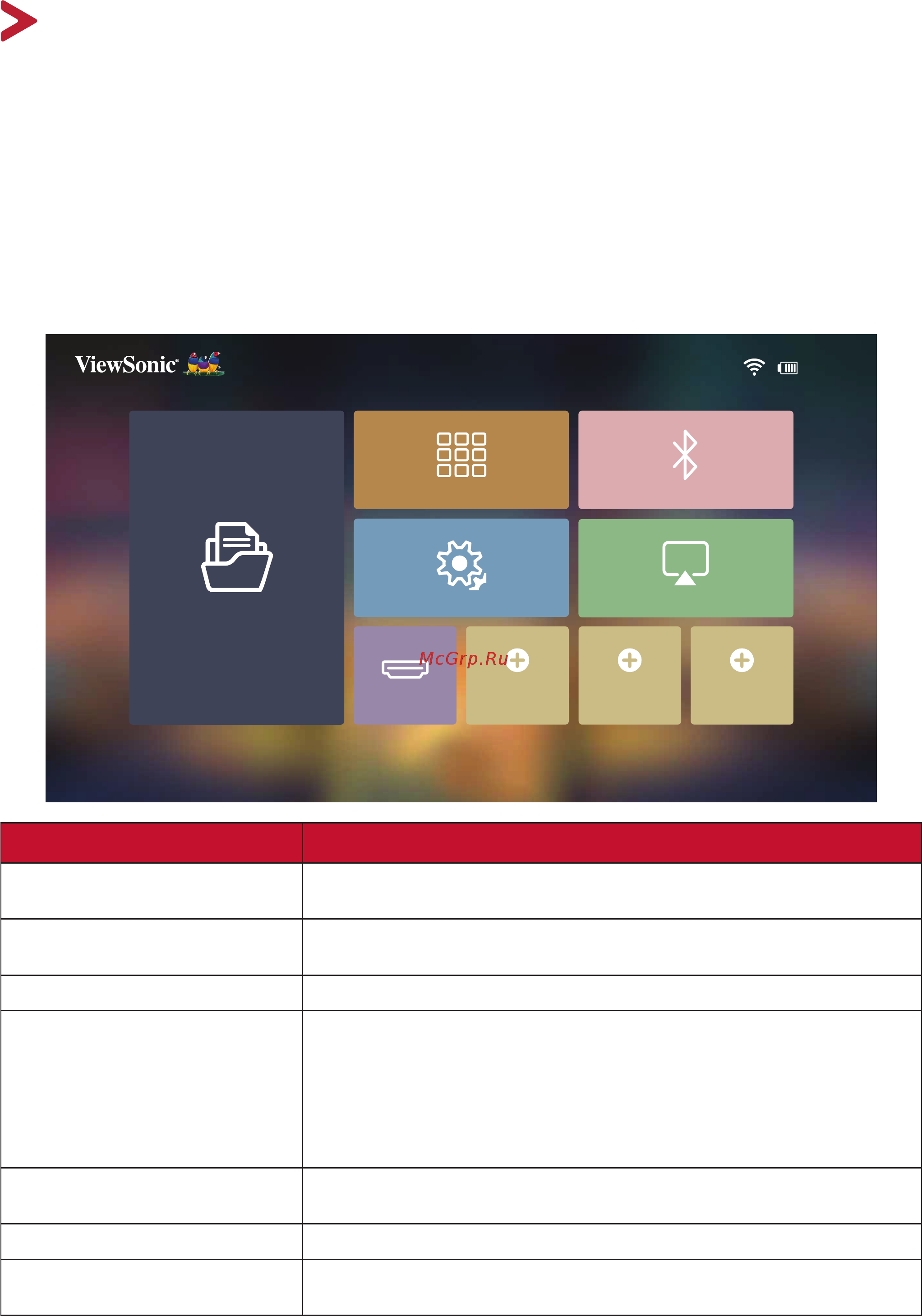 Viewsonic M1 mini Plus (VS18107) [43/93] Home screen главный экран
