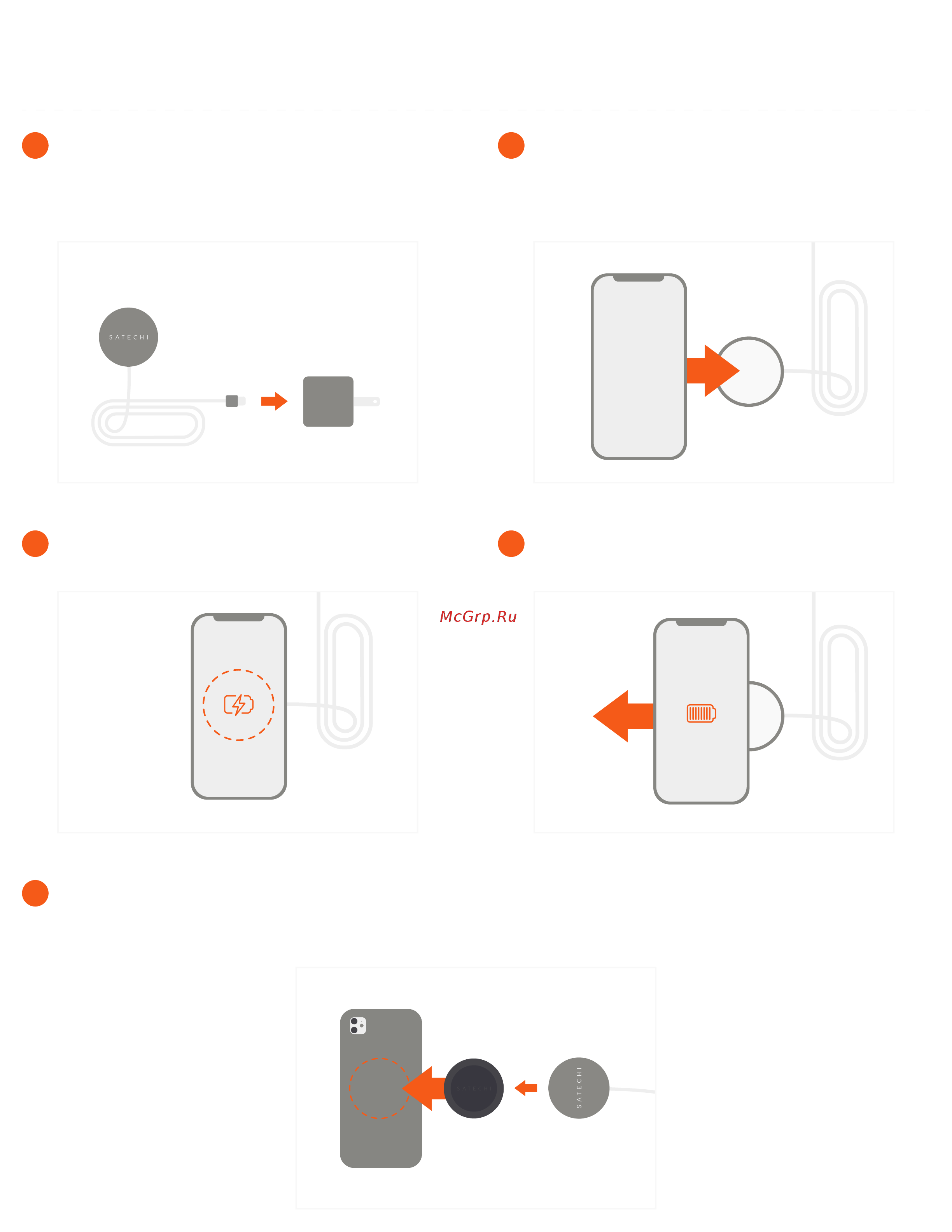 Satechi Magnetic Wireless Charging Cable (ST-UCQIMCM) Инструкция по эксплуатации онлайн