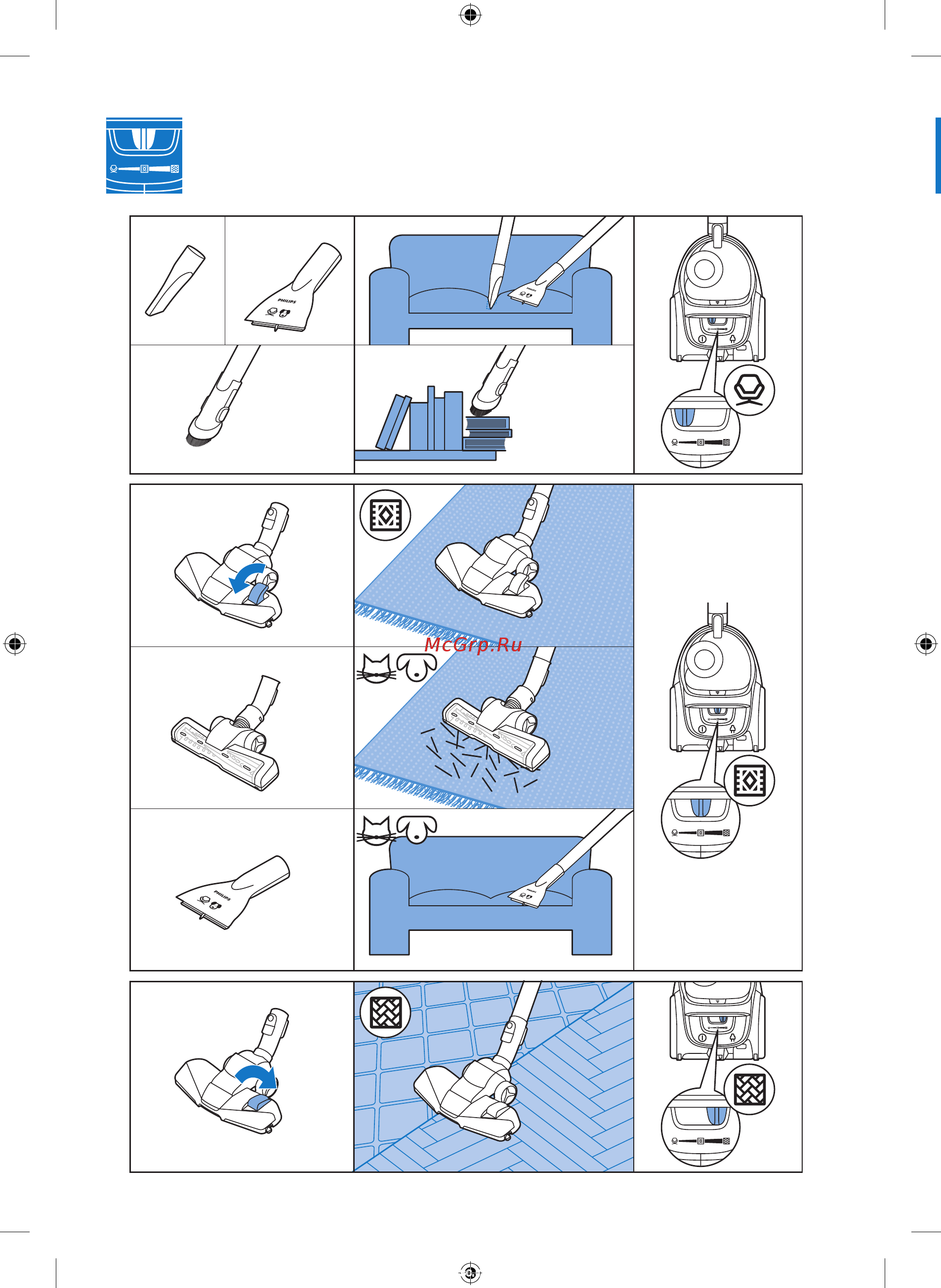 Philips FC9569/01 PowerPro Active Инструкция по эксплуатации онлайн [4/8] 583722