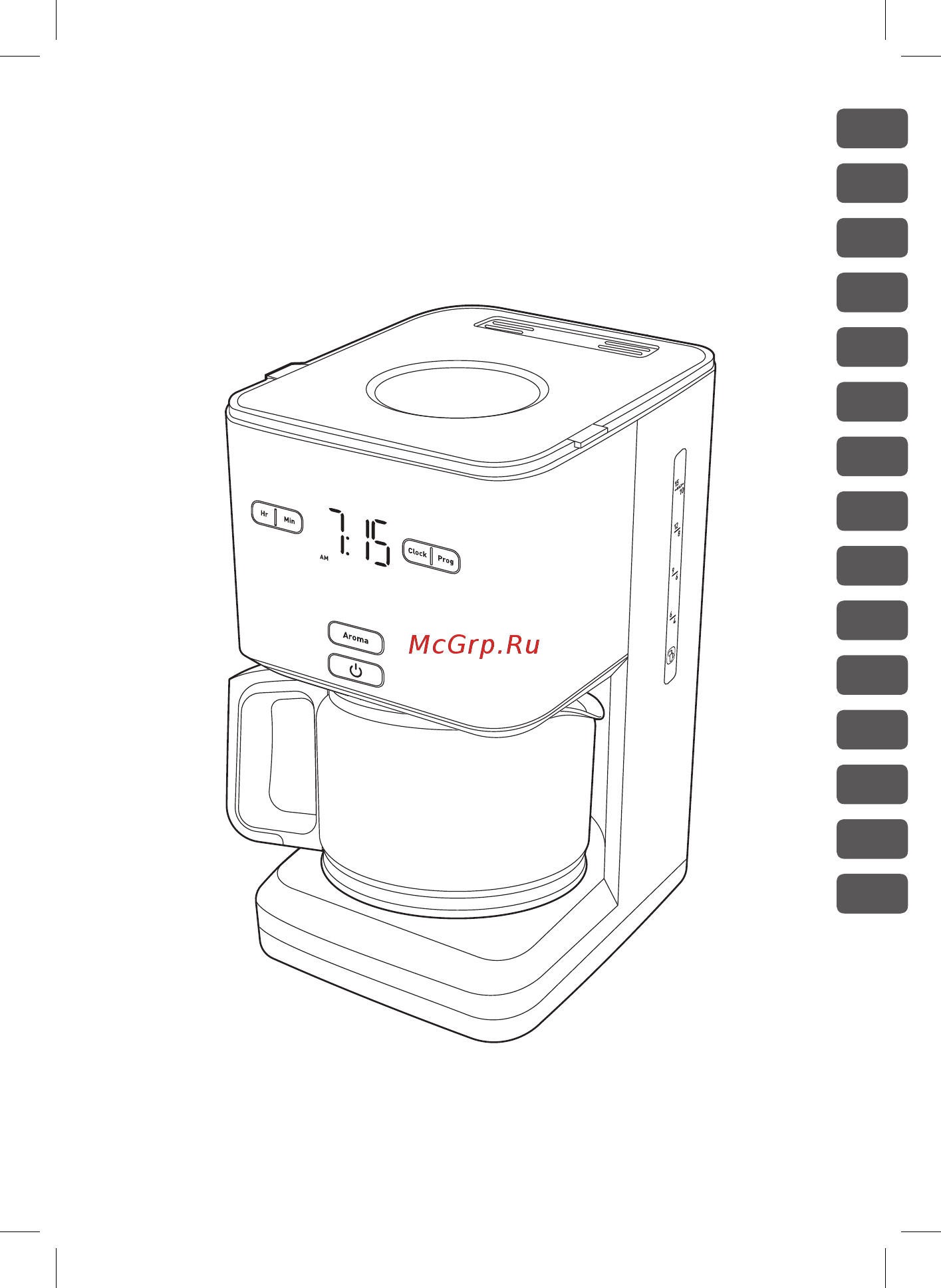 Tefal CM600810 Инструкция по эксплуатации онлайн