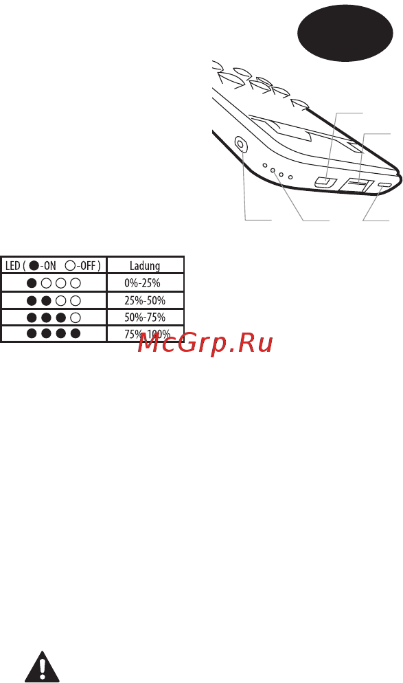 RIVACASE RivaPower VA2208 8000 mAh Инструкция по эксплуатации онлайн [2/3] 584065