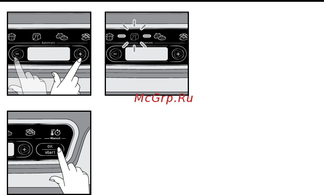 Tefal Cake Factory KD802112 [12/176] A choix du programme de cuisson