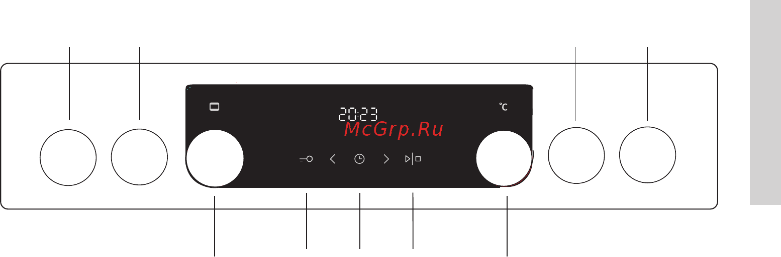 Gorenje EC6353WA [13/64] Панель управления