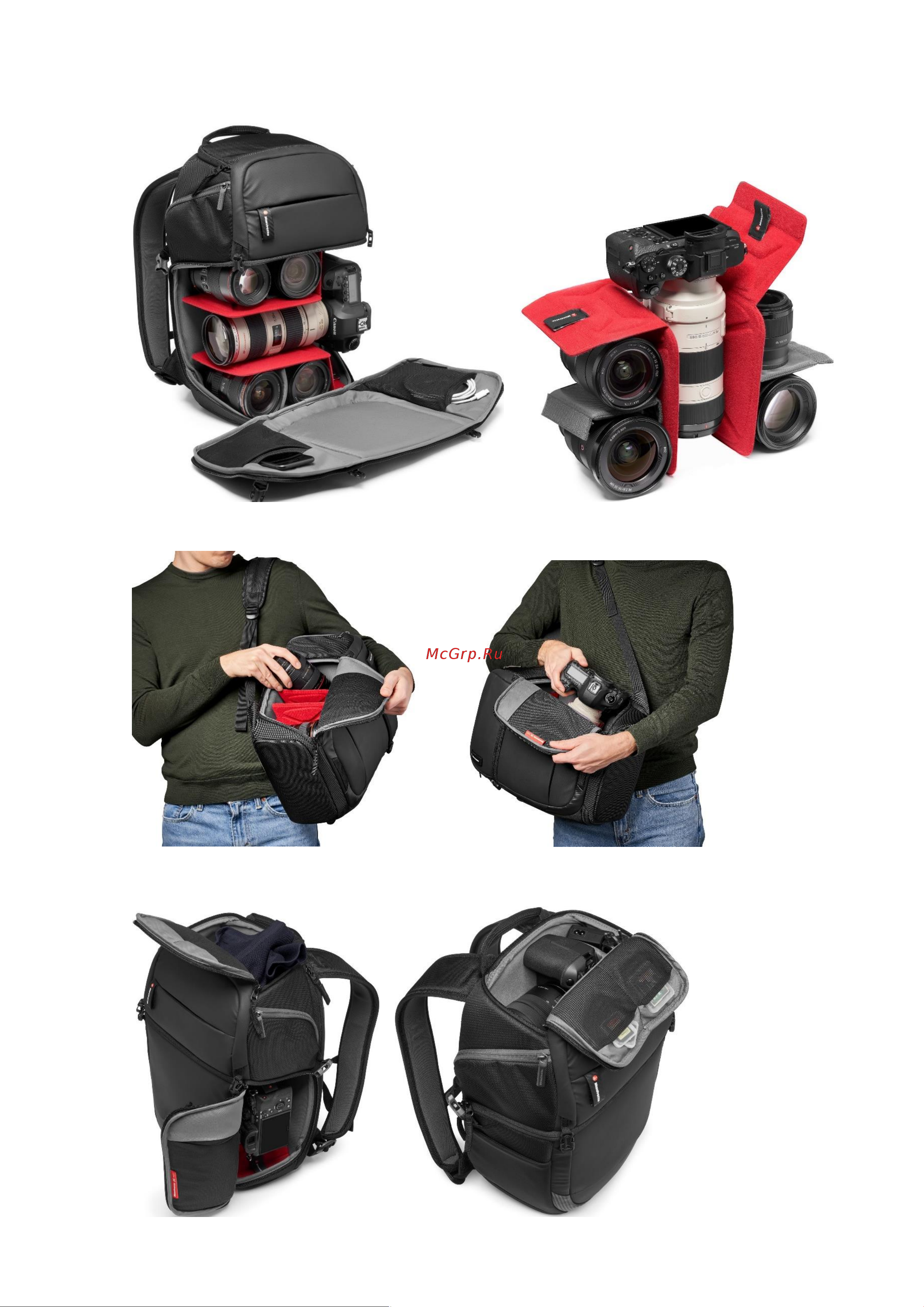 Manfrotto Advanced2 Fast Backpack M (MB MA2-BP-FM) Инструкция по эксплуатации онлайн