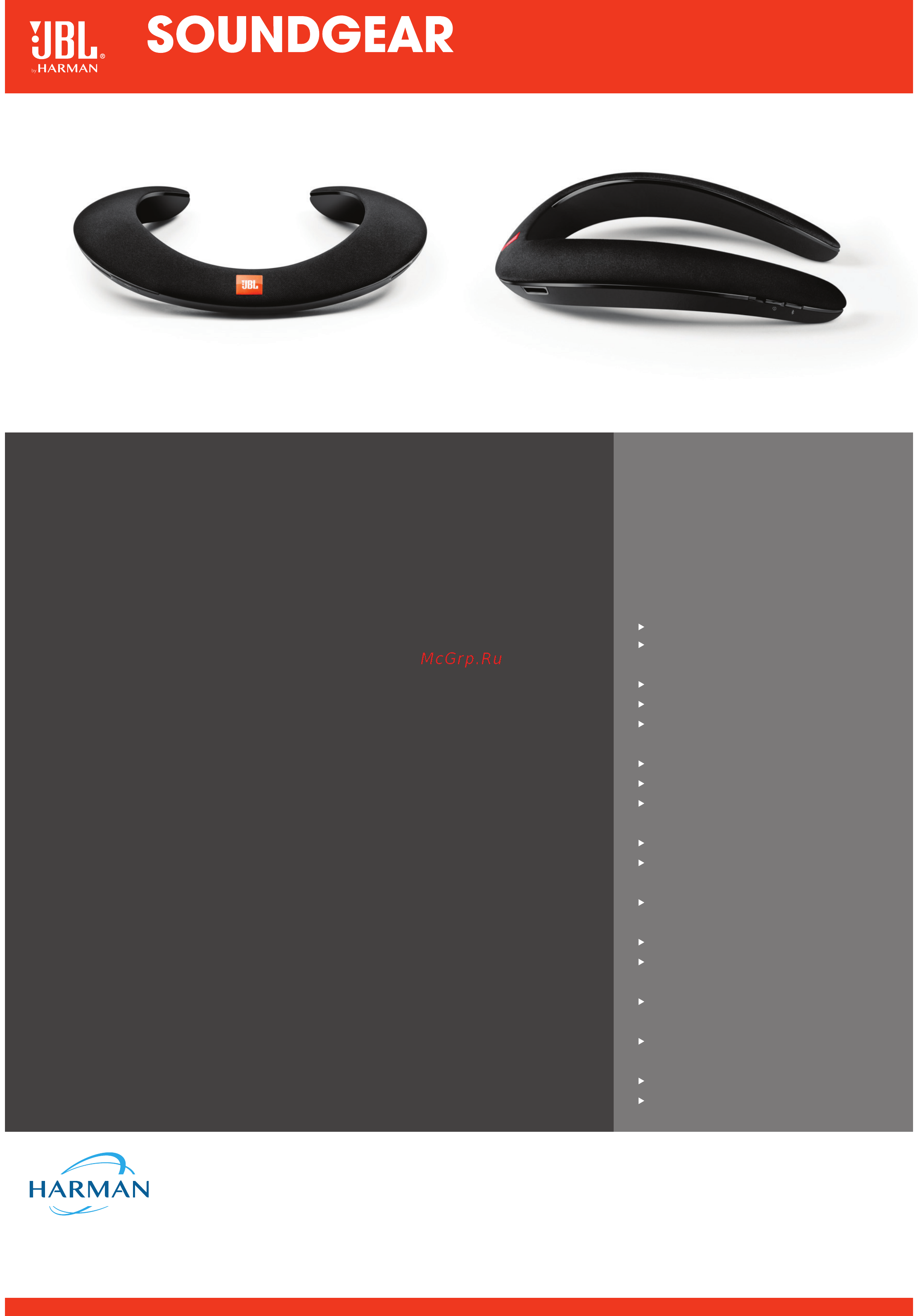 JBL Soundgear Grey ( [2/2] Беспроводная звуковая система