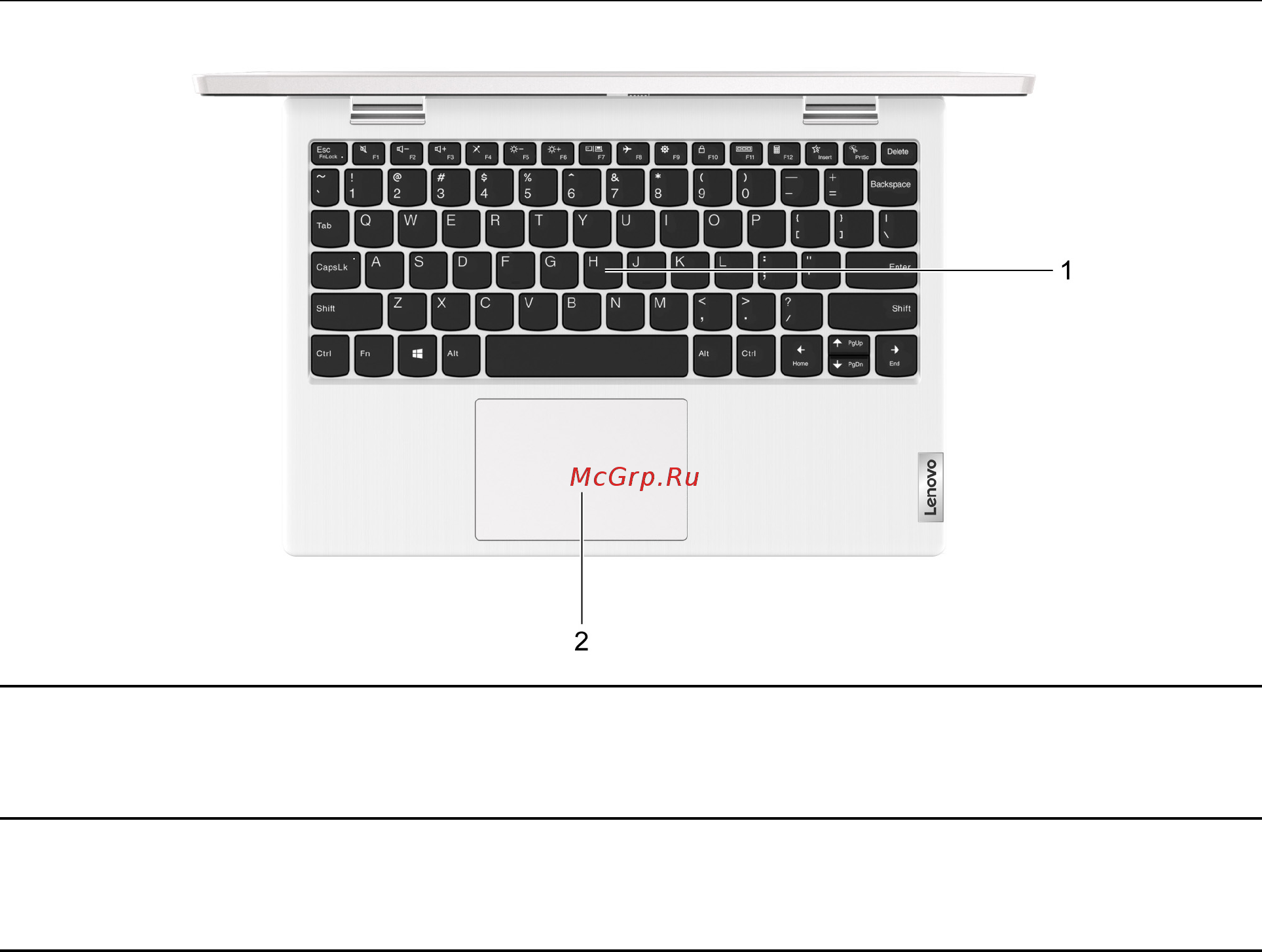 Lenovo IdeaPad Flex 3 11IGL05 (82B2000TRU) [8/68] Вид основания