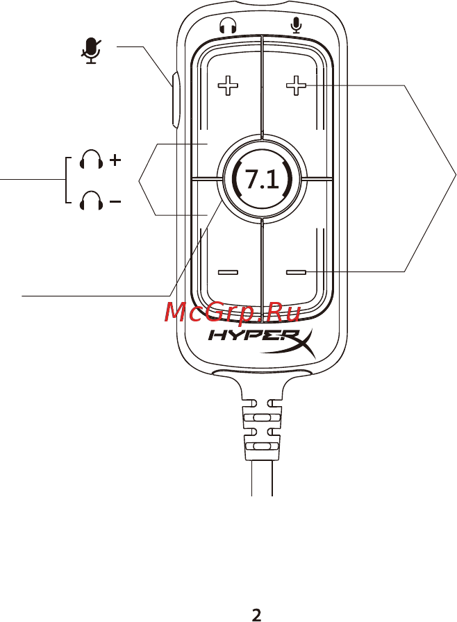 HyperX Cloud Revolver 7.1 (HHSR1-AH-GM/G) [2/16] ماﺪﺨﺘﺳﻻا