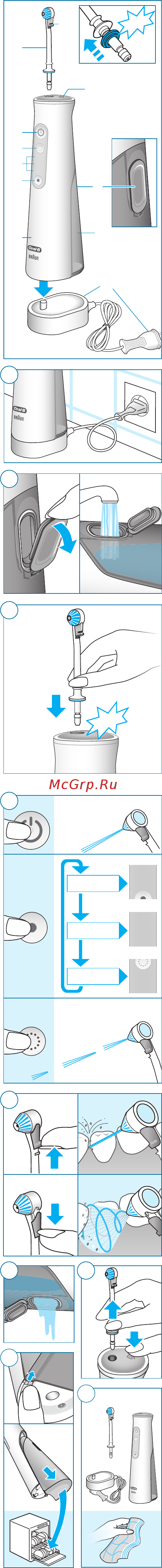 Braun Oral-B Aquacare 4 MDH20.016.2 [2/24] On demand