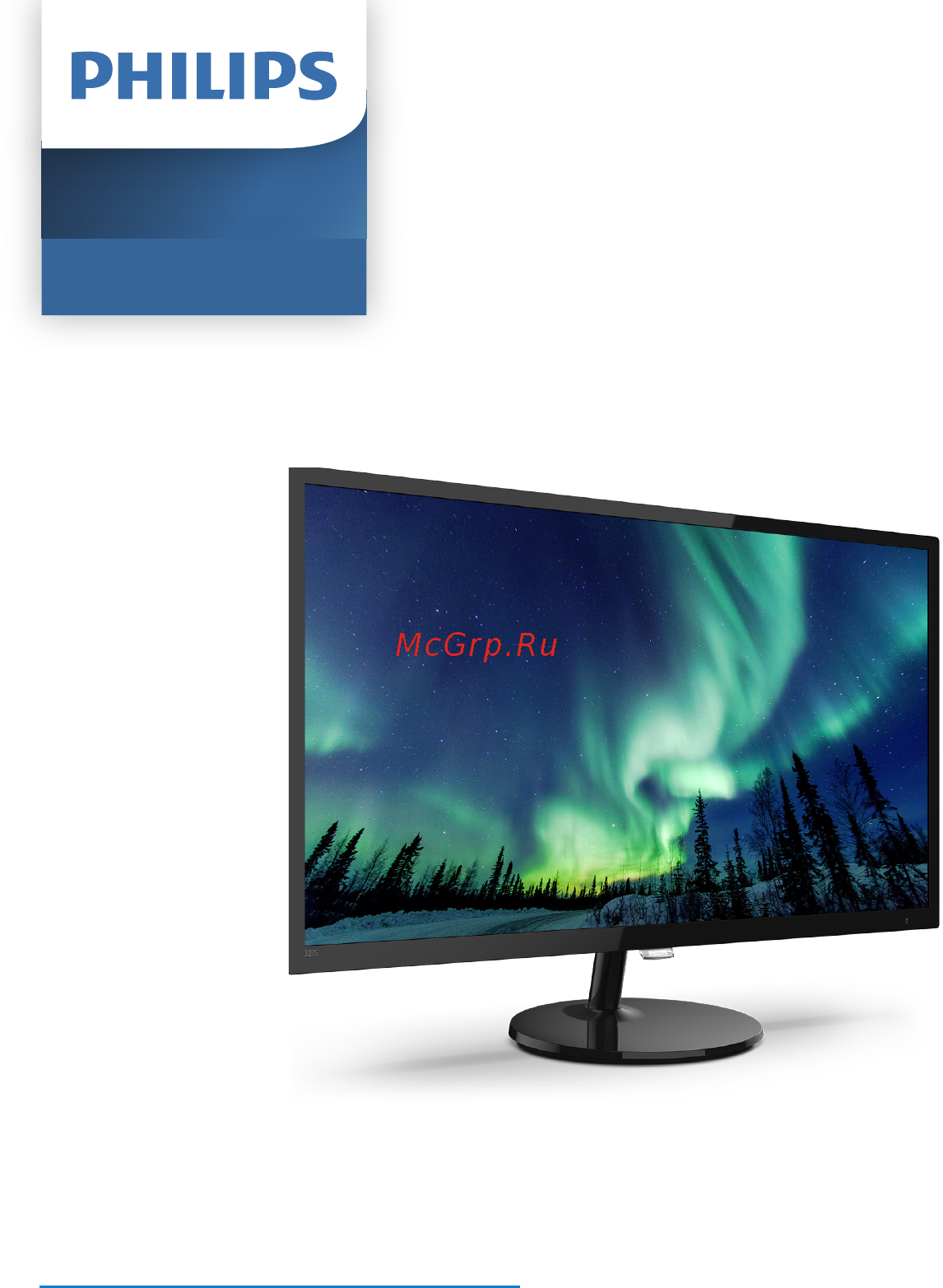 Philips 327E8QJAB/00 Black Инструкция по эксплуатации онлайн
