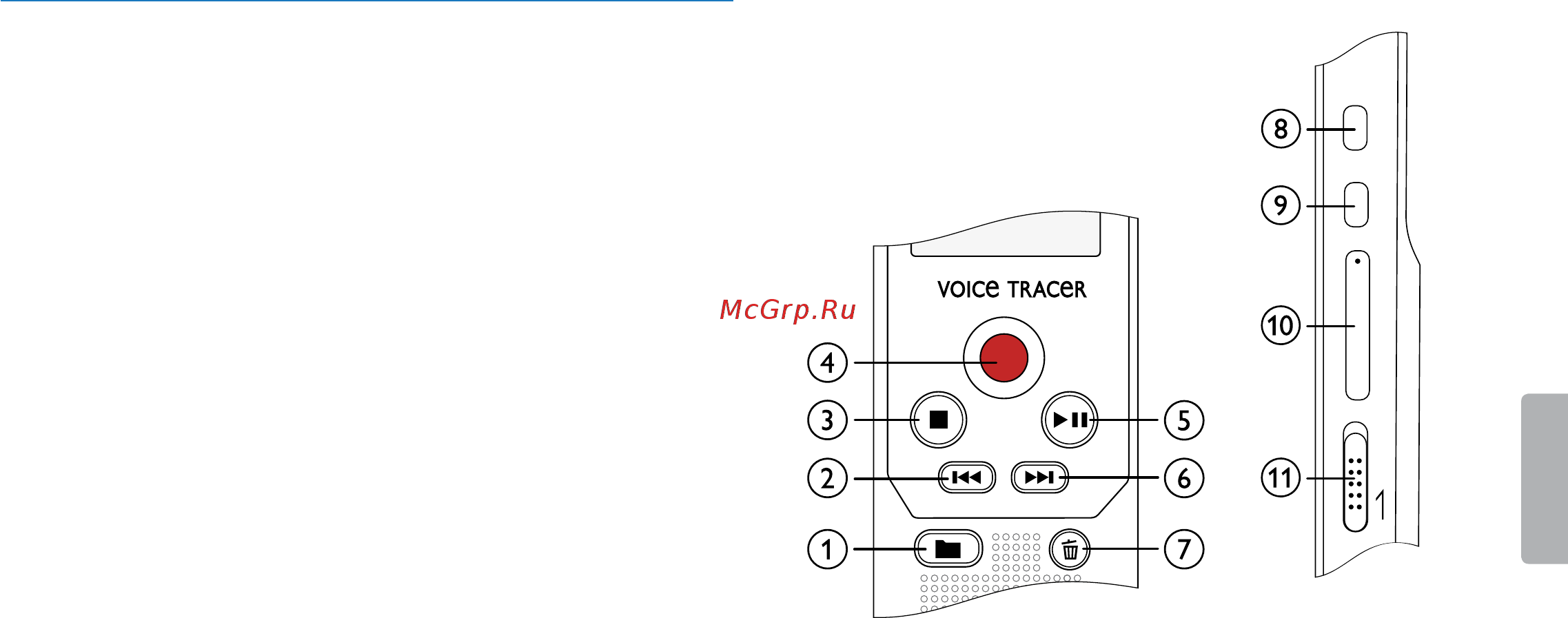 Philips DVT1200/00 [12/50] Кнопки dvt1200