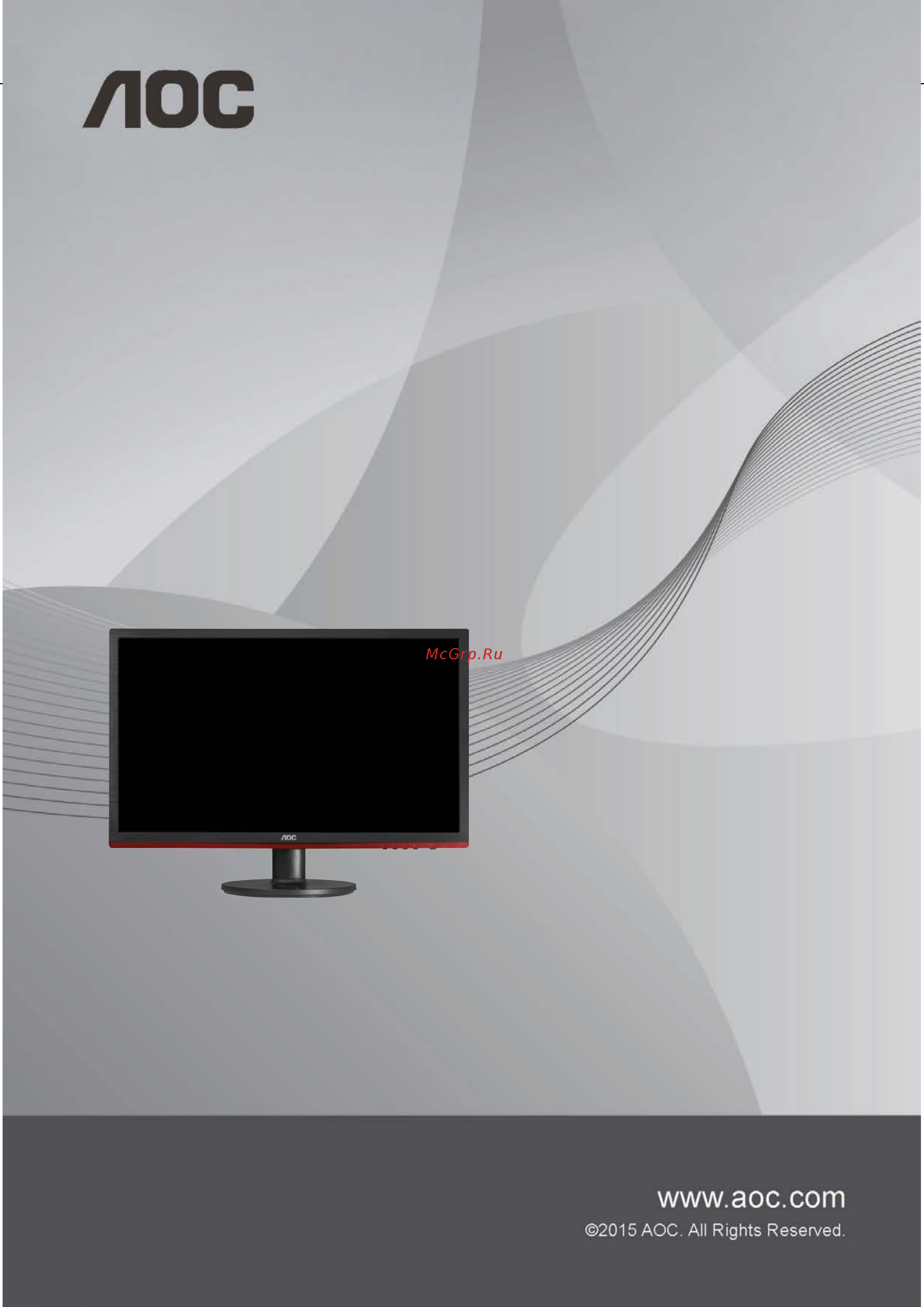 AOC G2260VWQ6 Black-Red Инструкция по эксплуатации онлайн